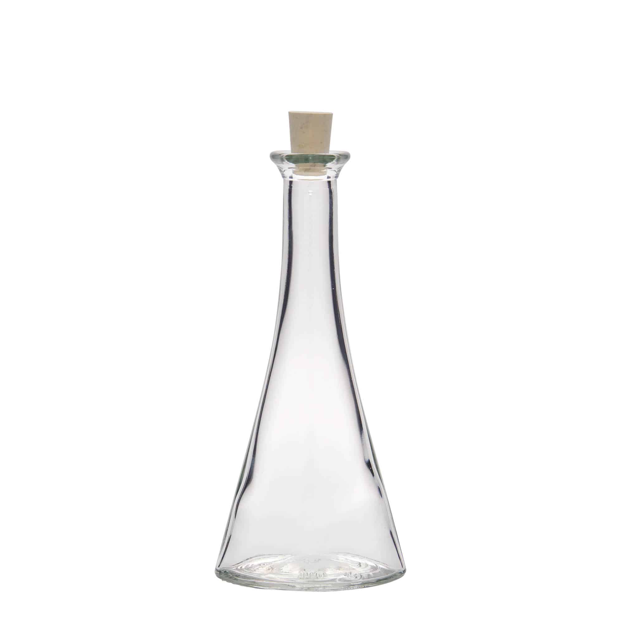 100 ml стъклена бутилка „Veronica“, полукръгла, затваряне: коркова тапа