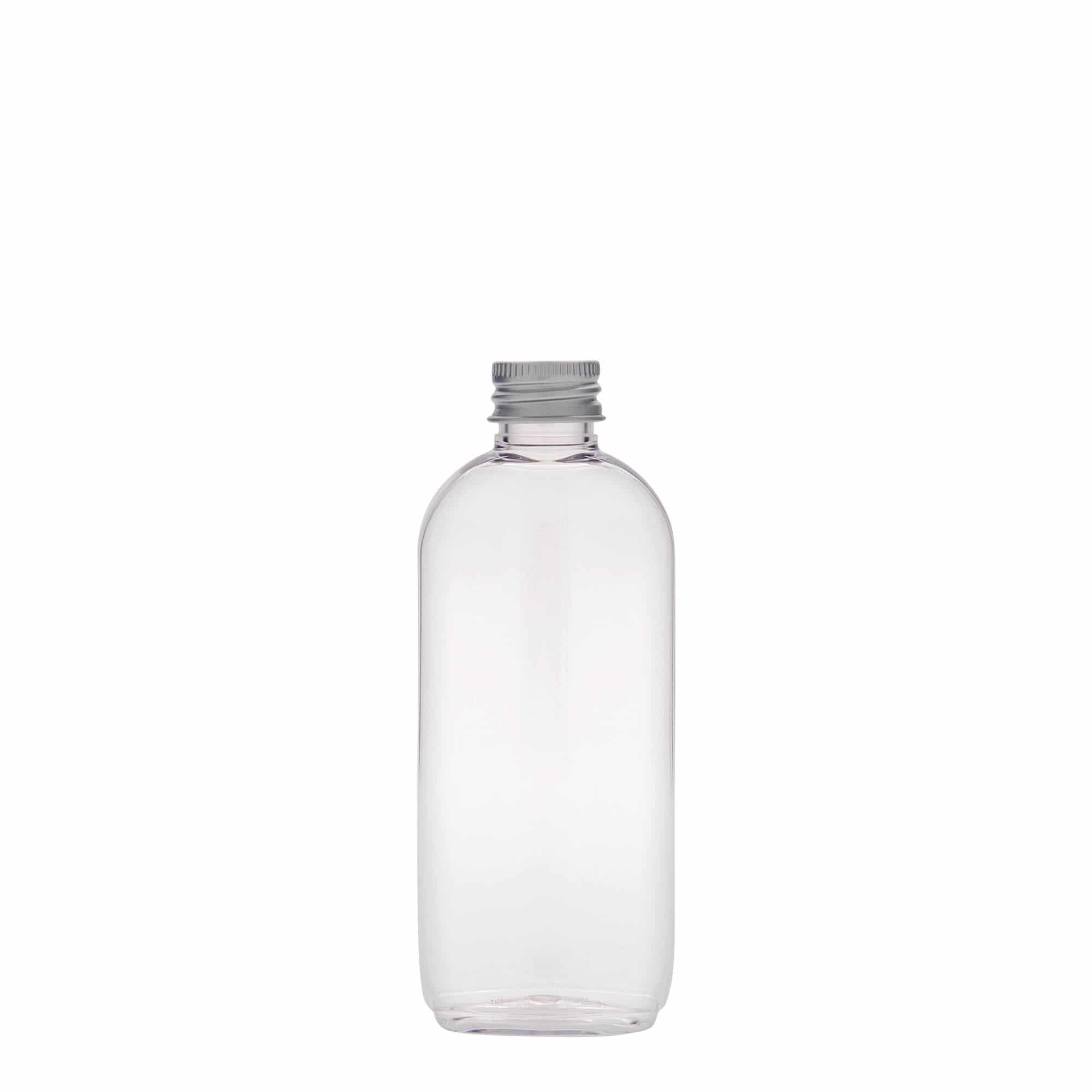 100 ml PET бутилка „Ирис“, овална, пластмасова, затваряне: винтова капачка 20/410
