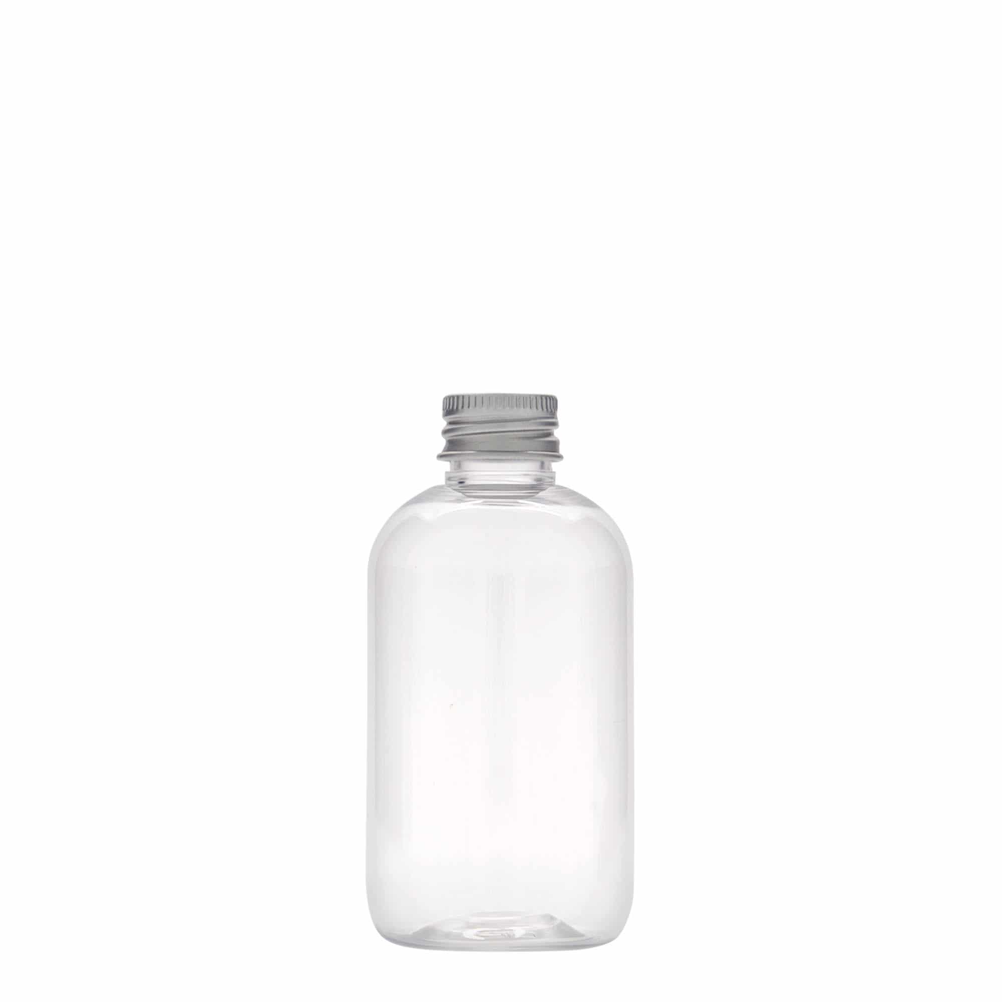 100 ml PET бутилка „Бостън“, пластмасова, затваряне: винтова капачка GPI 20/410