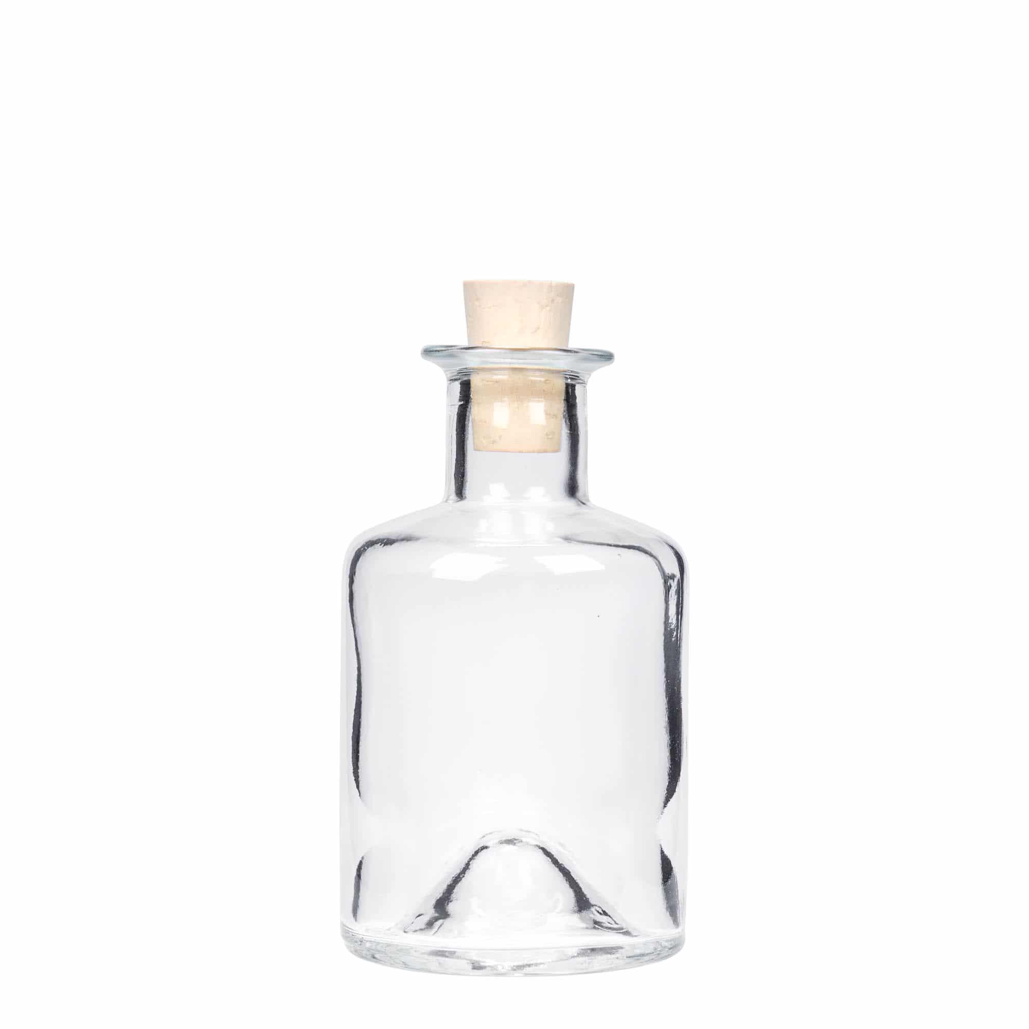 200 ml стъклена аптекарска бутилка, затваряне: коркова тапа