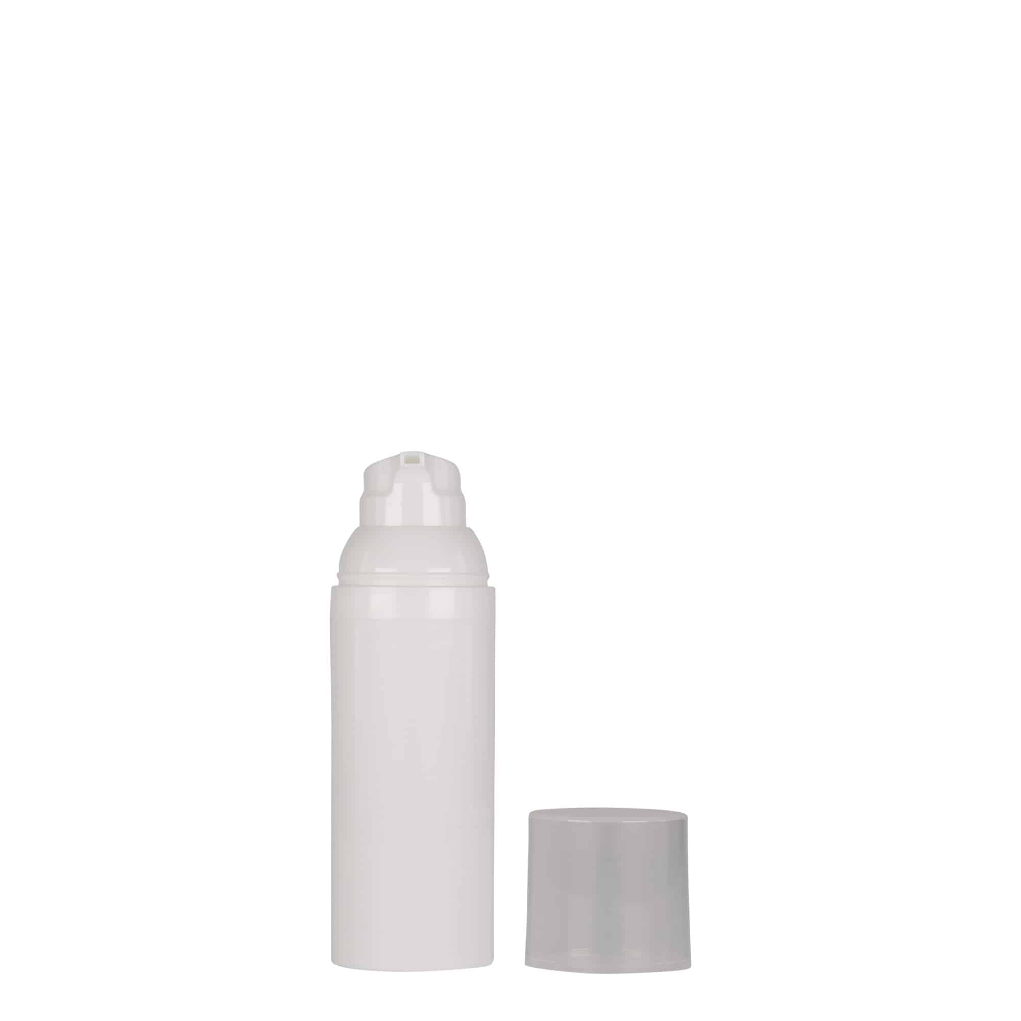 50 ml безвъздушен дозатор „Mezzo“, PP пластмаса, бял