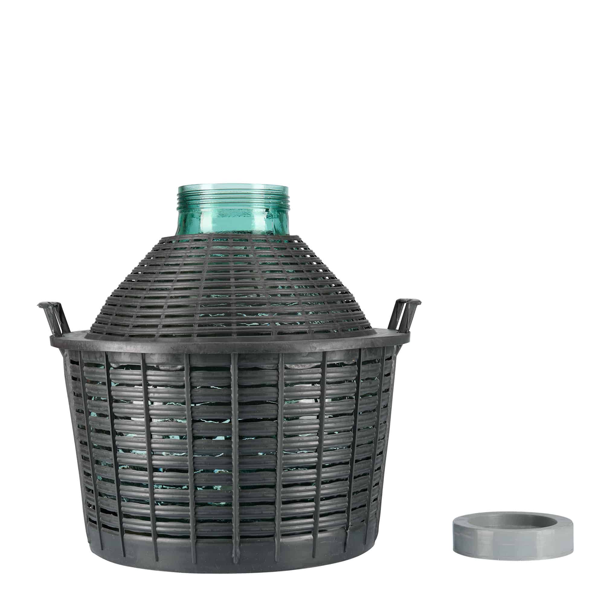 25 л бутилка с балон, широко гърло, стъкло, отвор: винтова капачка