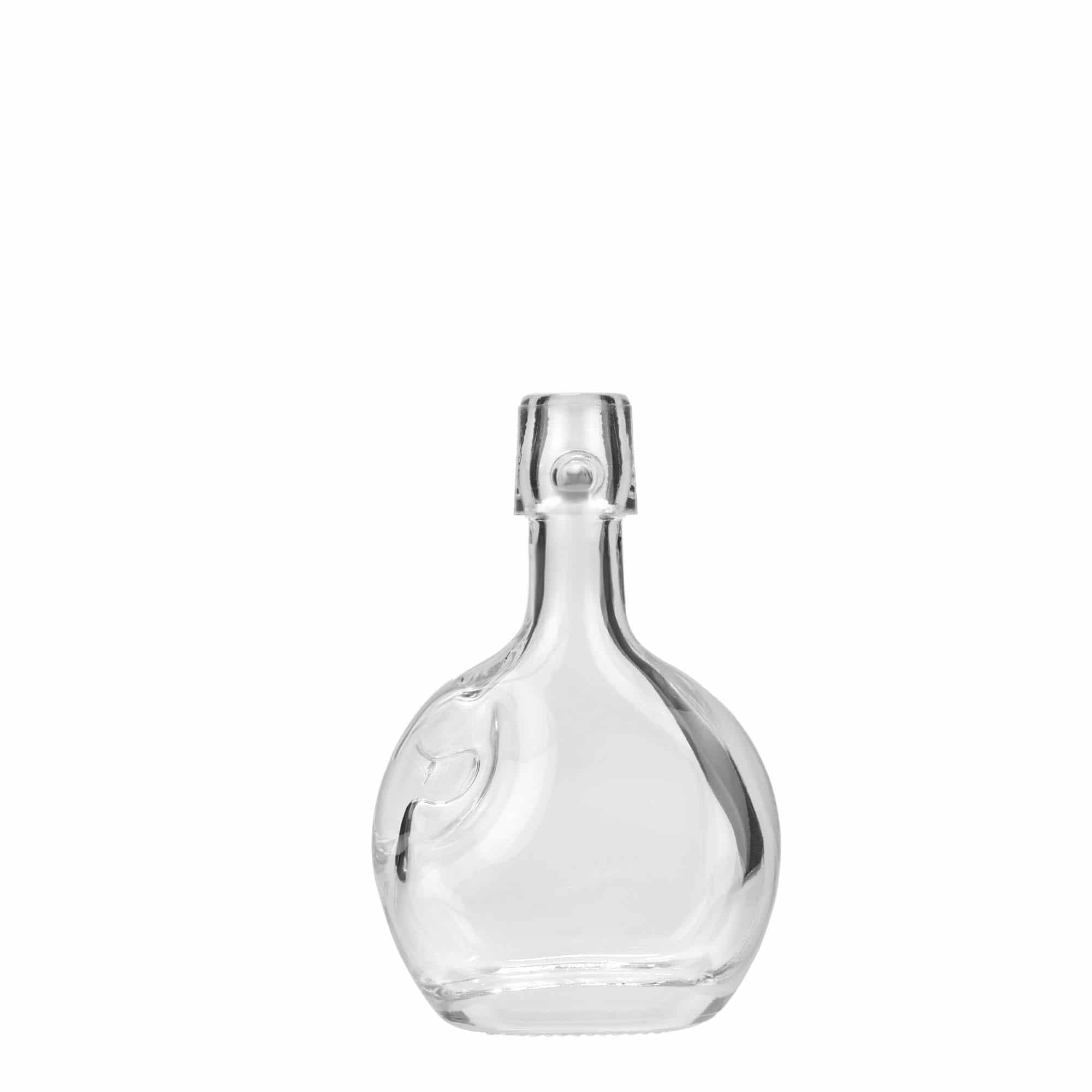 40 ml стъклена бутилка „Lukas“, овална, затваряне: тапа с клипс 40 ml стъклена бутилка „Lukas“, овална, затваряне: тапа с клипс