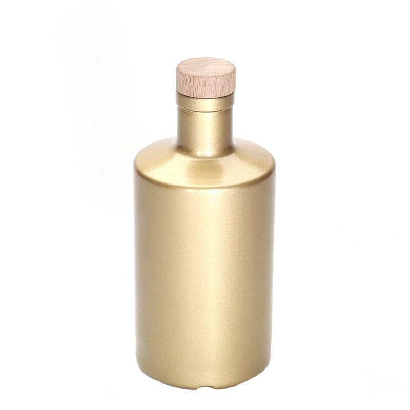 500 ml стъклена бутилка „Caroline“, златиста, затваряне: коркова тапа 500 ml стъклена бутилка „Caroline“, златиста, затваряне: коркова тапа