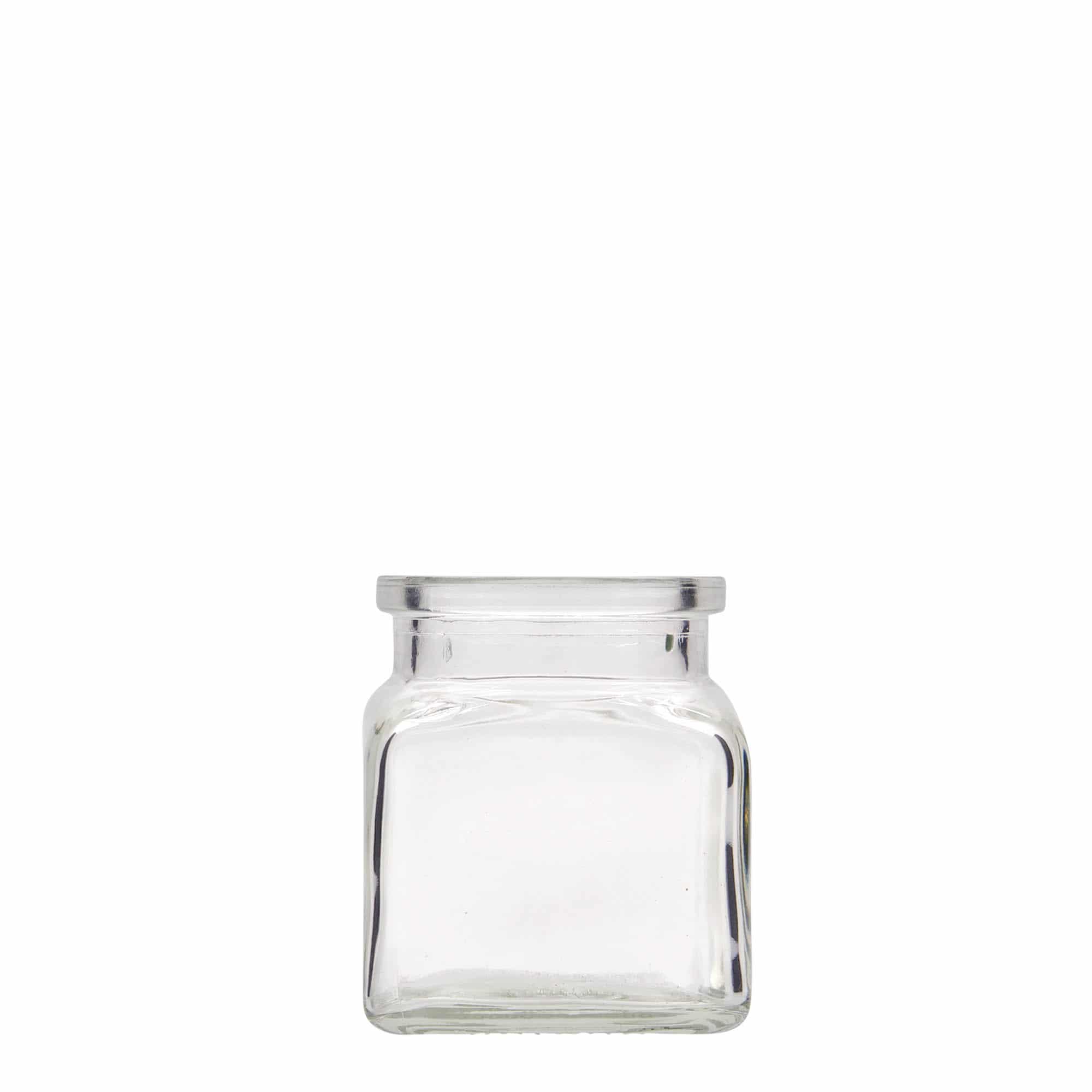 120 ml буркан с коркова тапа, квадратен, затваряне: коркова тапа