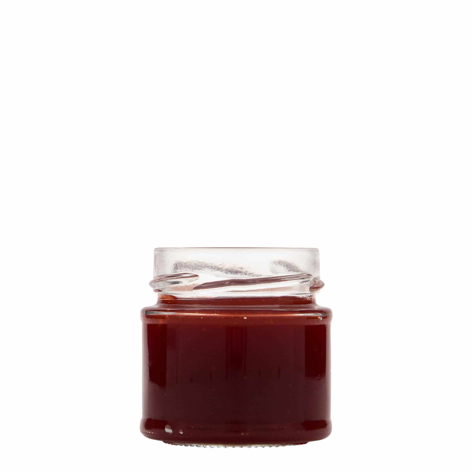 156 ml кръгъл буркан „Enjoy“, затваряне: дълбок винтов капак Deep-Twist-Off (DTO 63)