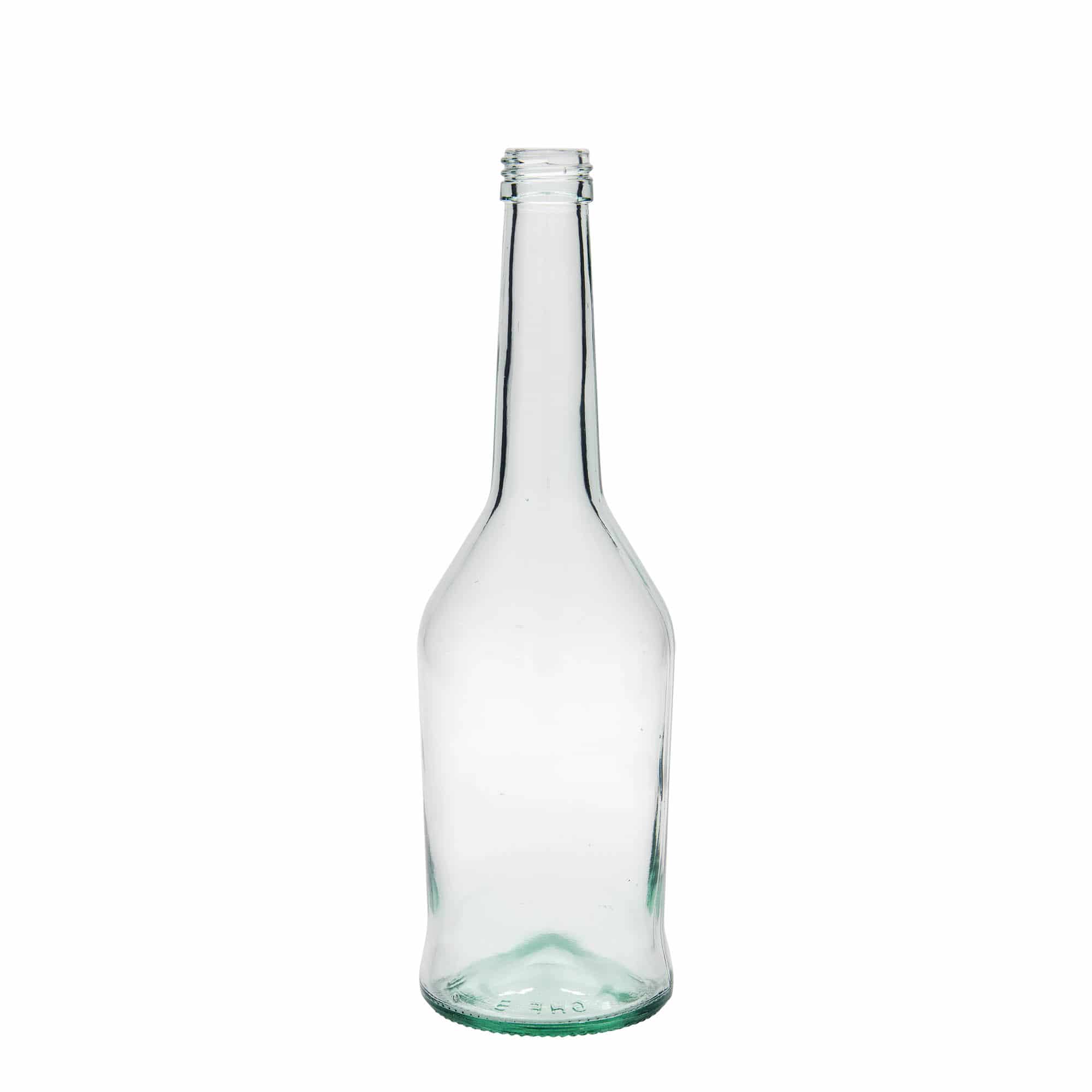 500 ml стъклена бутилка за спиртни напитки, затваряне: капачка PP 28 500 ml стъклена бутилка за спиртни напитки, затваряне: капачка PP 28