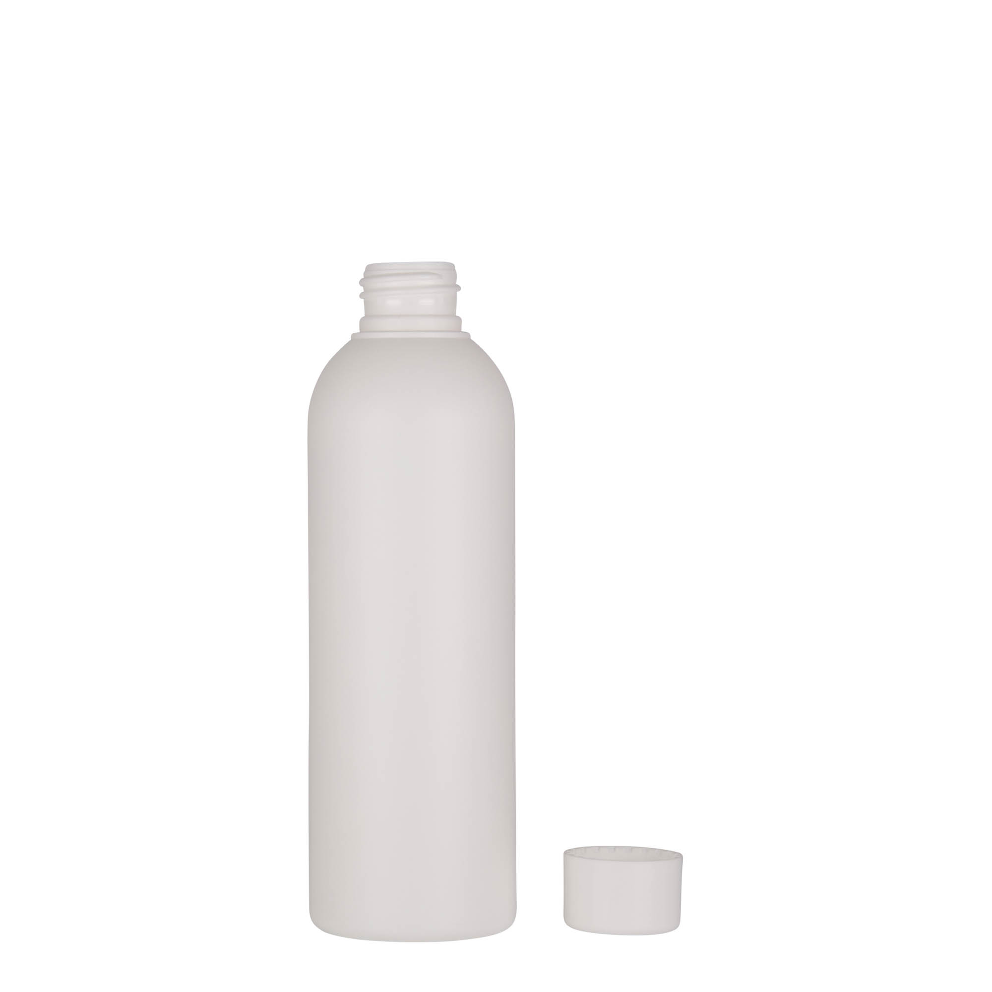 200 мл пластмасова бутилка 'Tuffy', HDPE, бяла, гърло: 24/410