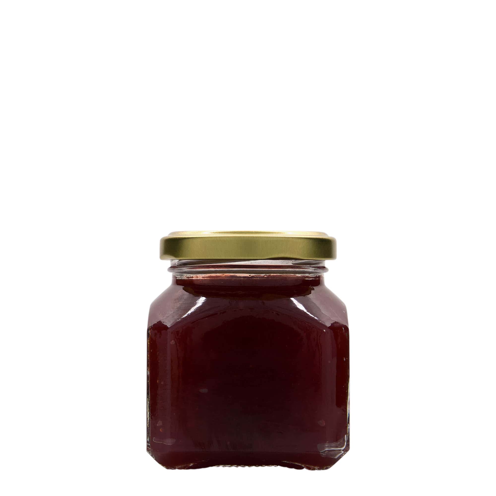 212 мл квадратен буркан „Милано“, отвор: Twist-Off (TO 58)