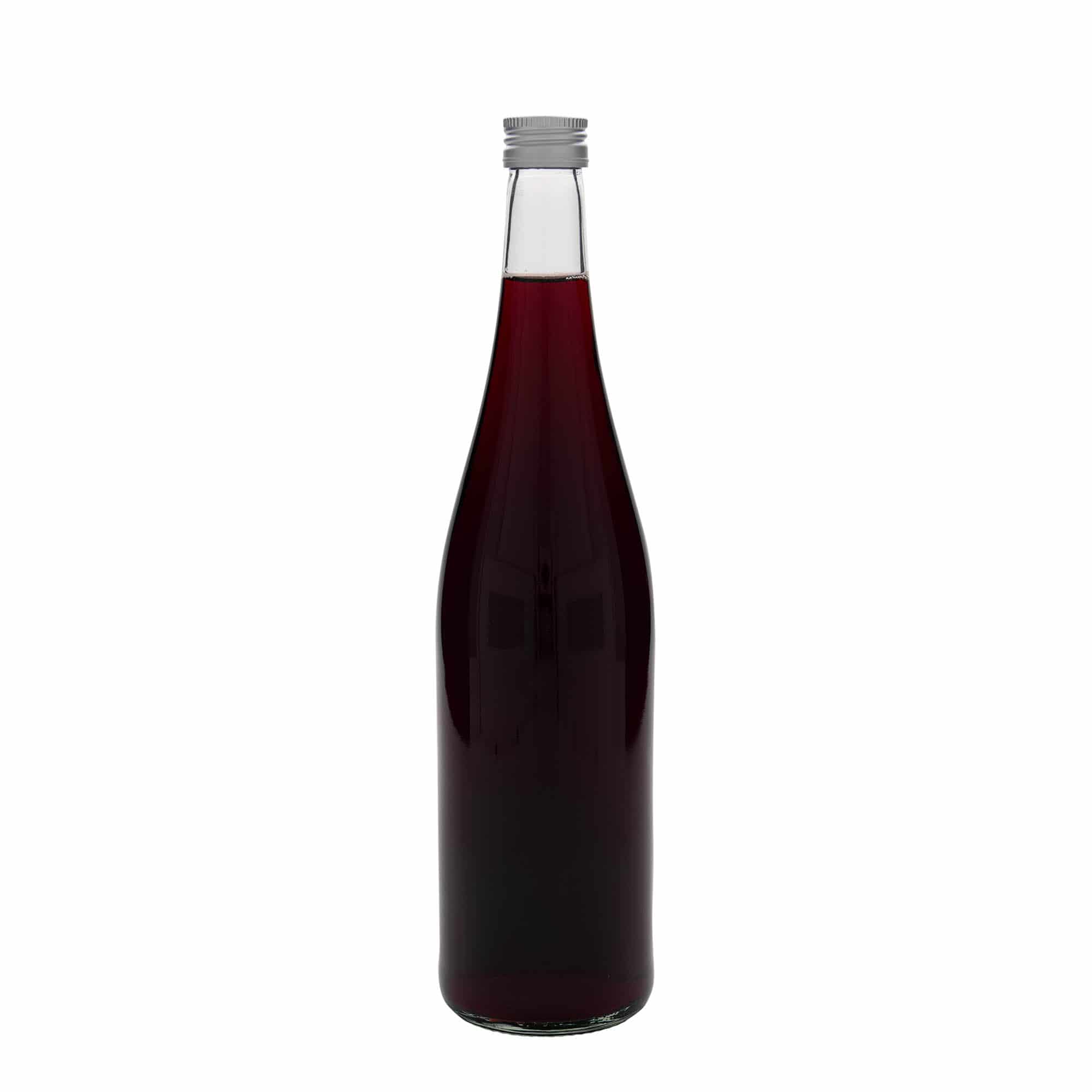 750 ml стъклена бутилка за вино тип кегла, затваряне: капачка PP 28