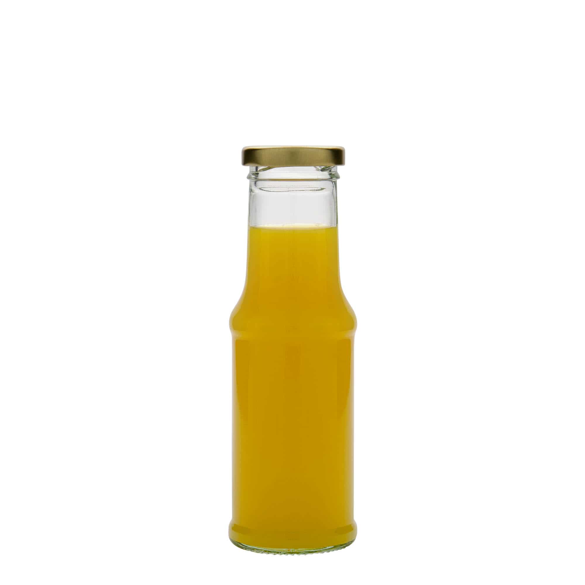 200 ml бутилка за сос, стъклена, затваряне: винтов капак Twist-Off (TO 43)
