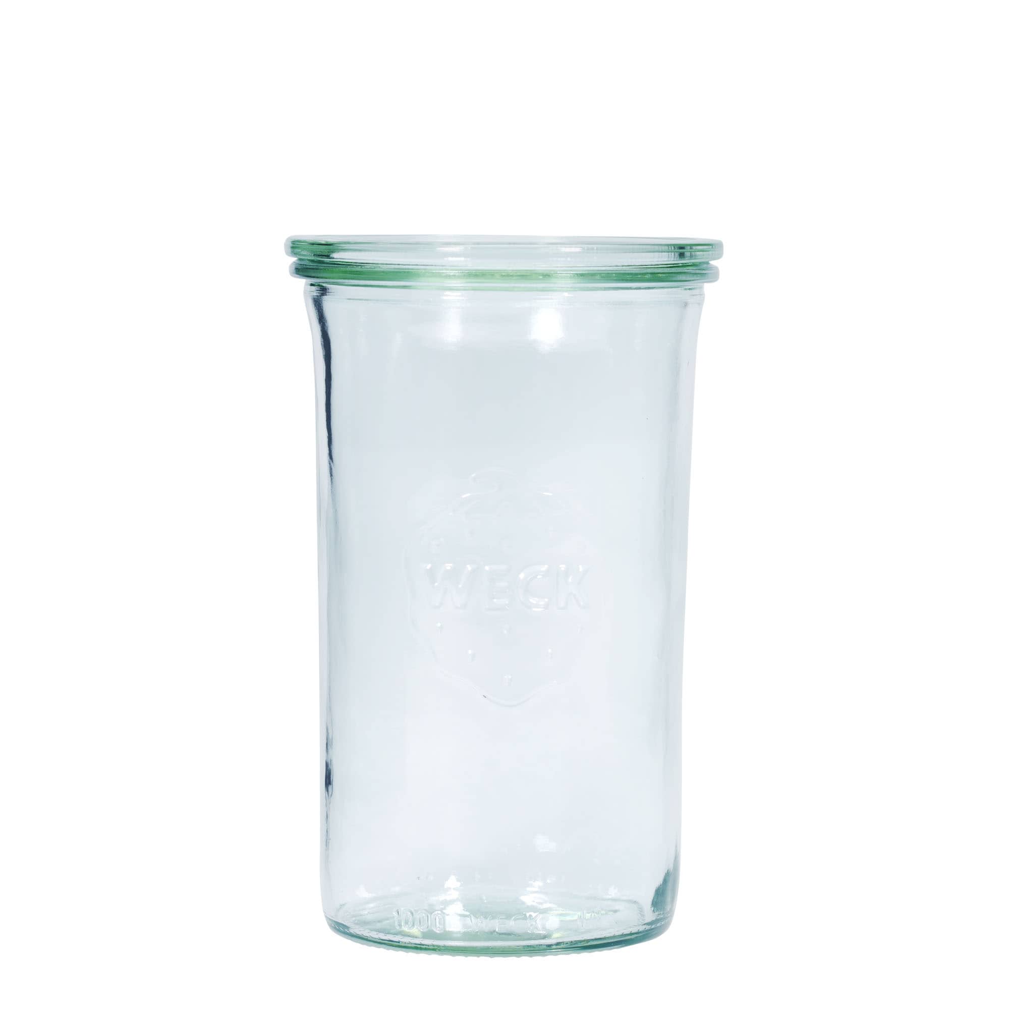 1000 ml буркан с широк отвор WECK, затваряне: заоблен ръб