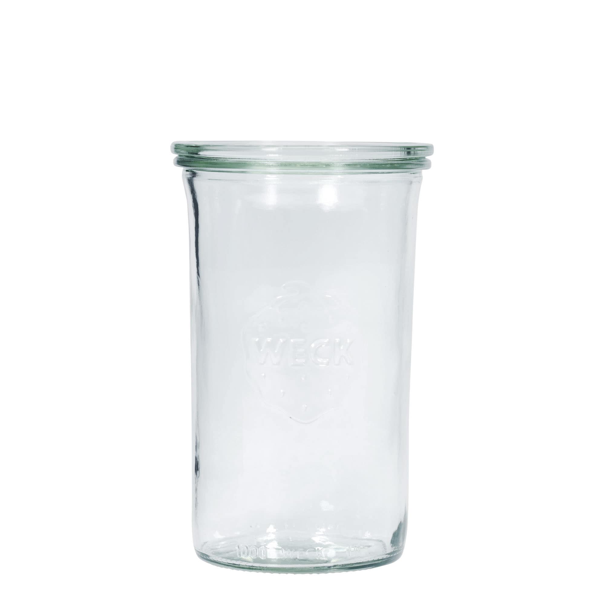 1.000 ml WECK-стъклен буркан, отвор: кръгъл ръб