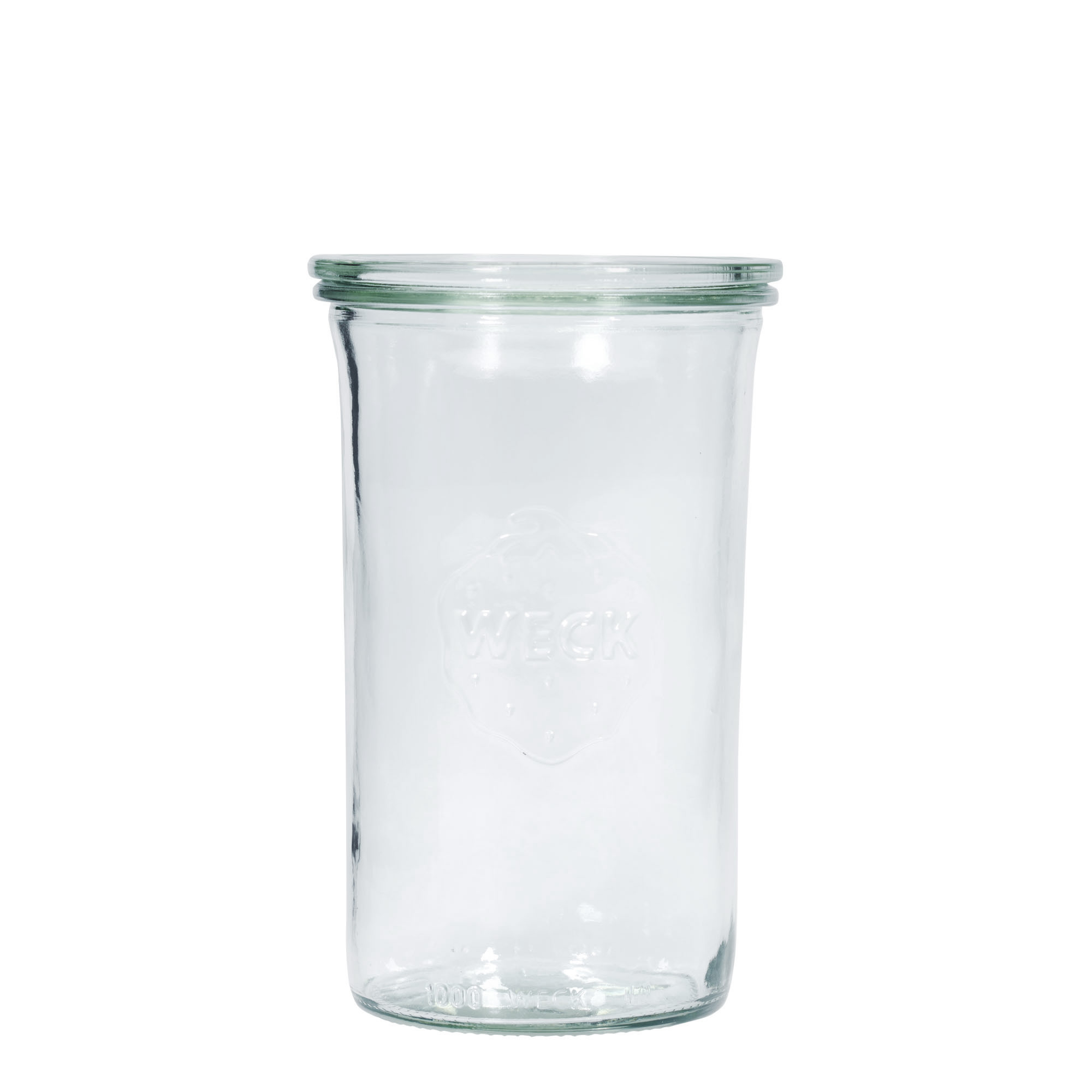 1.000 ml WECK-стъклен буркан, отвор: кръгъл ръб 1.000 ml WECK-стъклен буркан, отвор: кръгъл ръб
