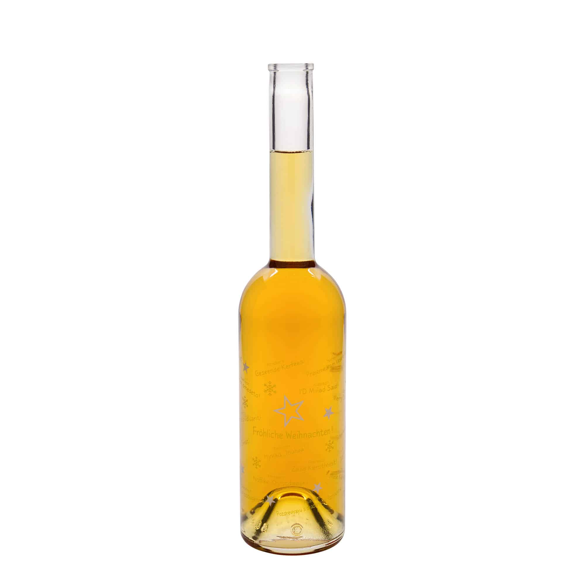 500 ml стъклена бутилка „Опера“, мотив: Коледа по света, затваряне: коркова тапа