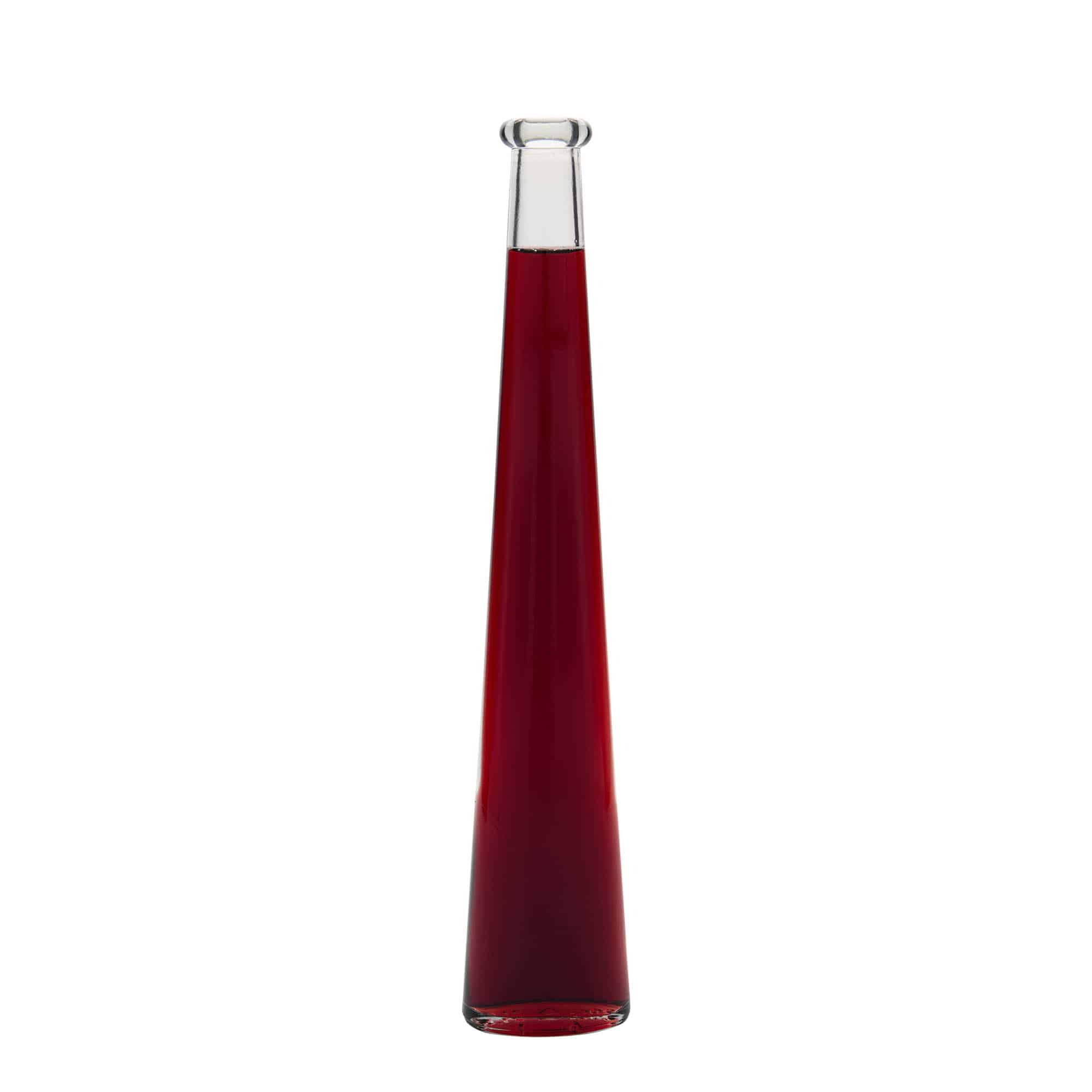 200 ml стъклена бутилка „Dama Ovale“, овална, затваряне: коркова тапа