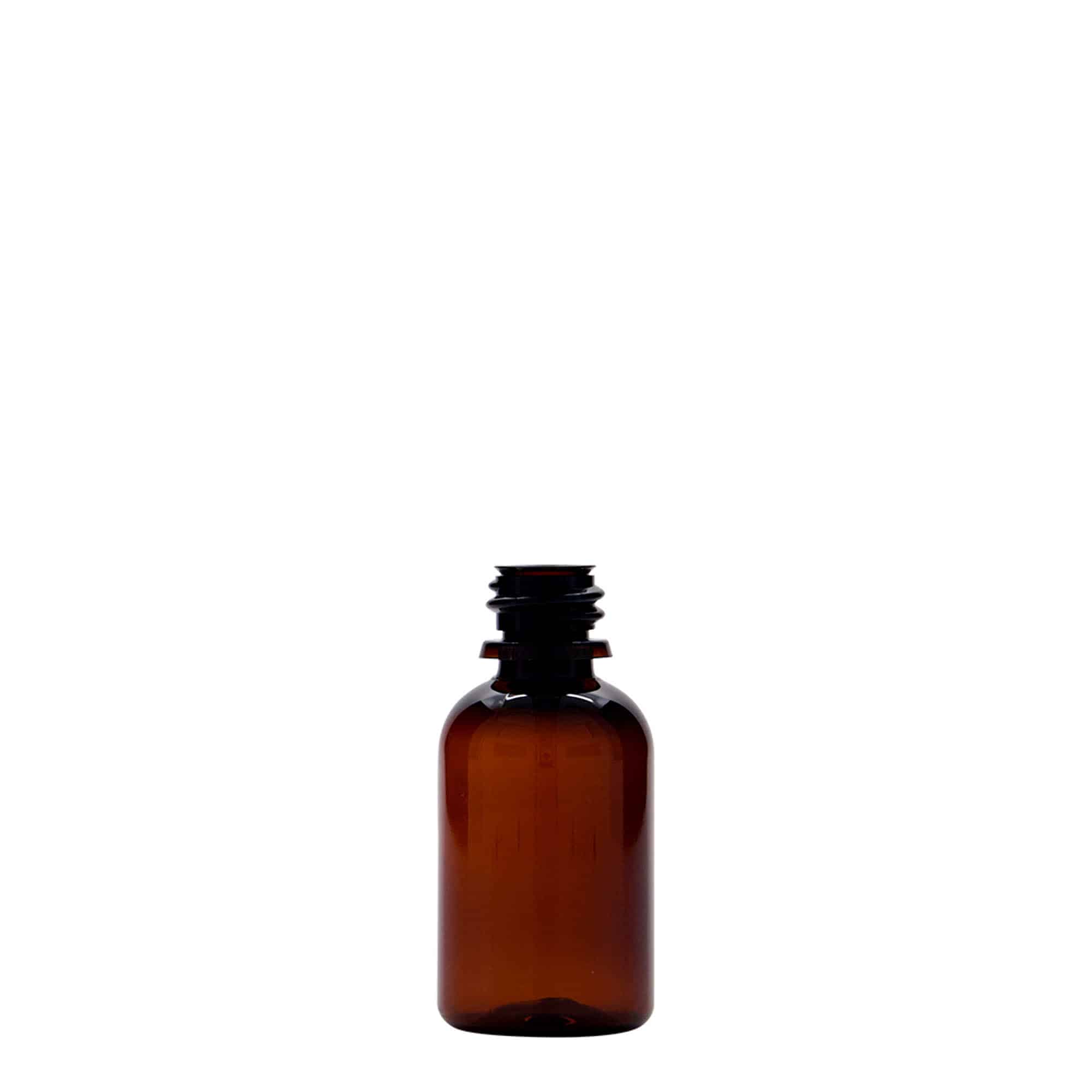 30 ml PET бутилка за лекарства „Easy Living“, кафява, пластмасова, затваряне: винтова капачка с резба DIN 18 30 ml PET бутилка за лекарства „Easy Living“, кафява, пластмасова, затваряне: винтова капачка с резба DIN 18