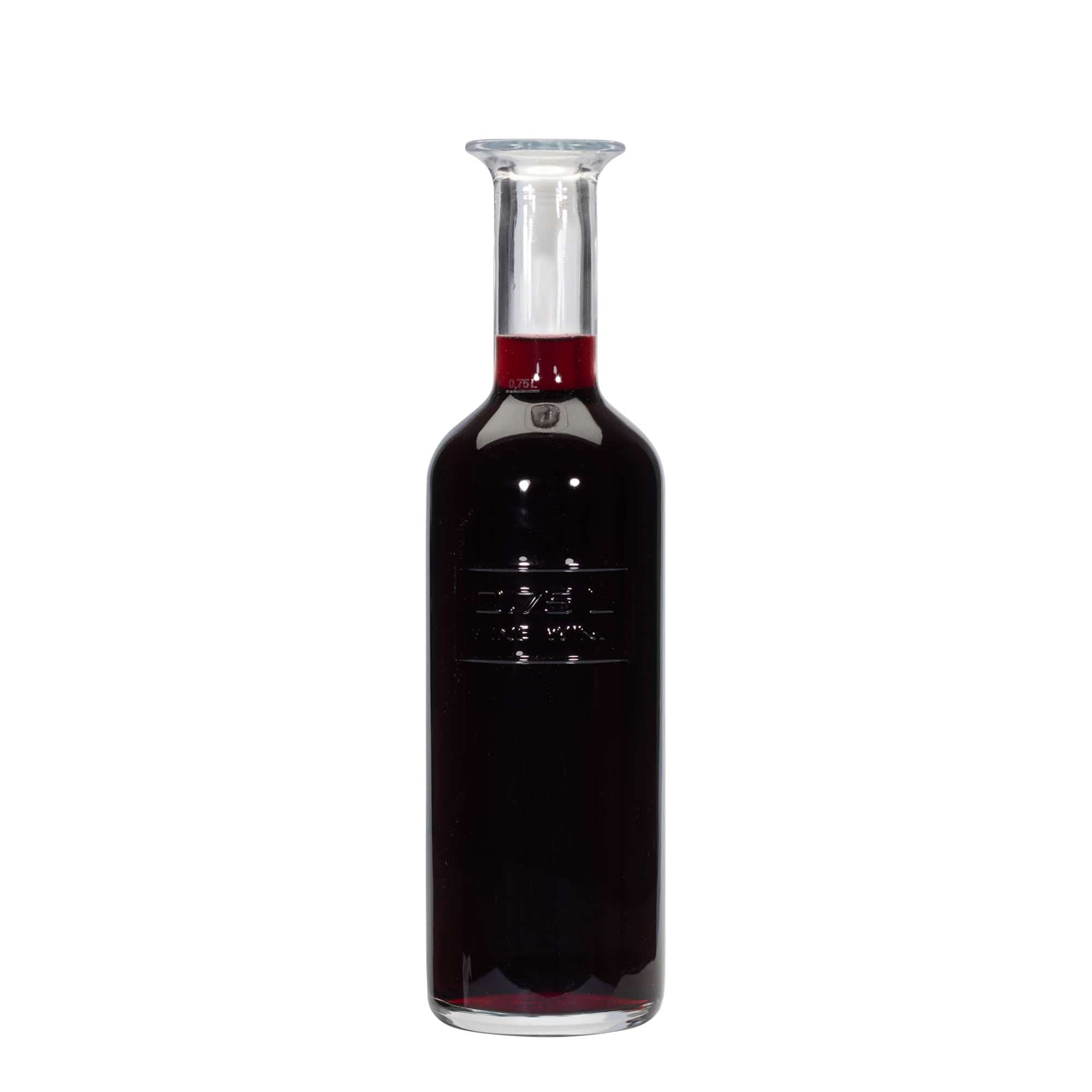 750 мл стъклена бутилка 'Optima Fine Wine', гърло: корк