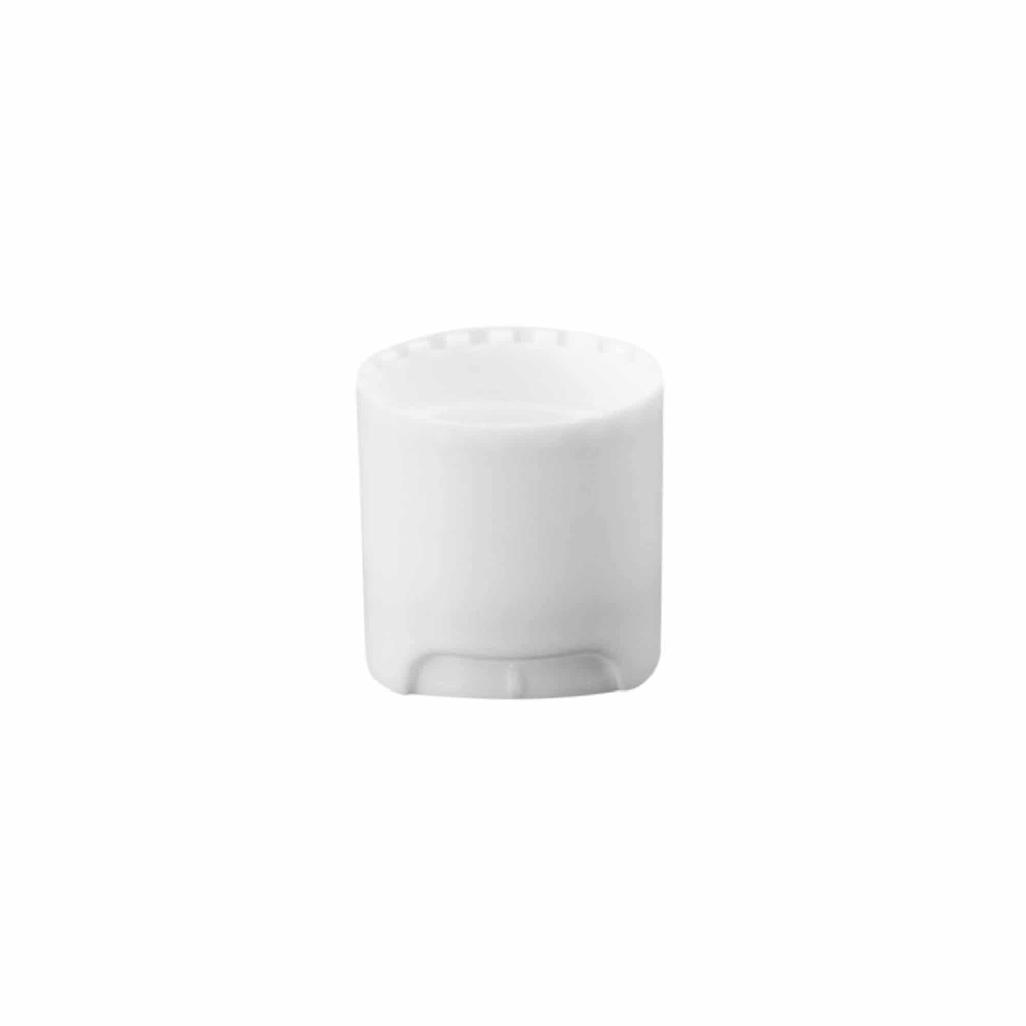 Винтова капачка Disc Top, PP-пластмаса, бяла, за отвор: 24/410