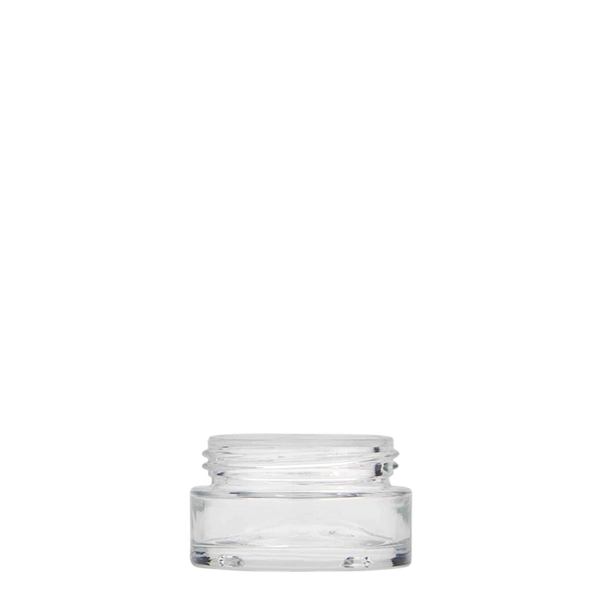 15 ml бурканче за козметични продукти „Clear Edition“, стъклено, затваряне: винтова капачка 15 ml бурканче за козметични продукти „Clear Edition“, стъклено, затваряне: винтова капачка