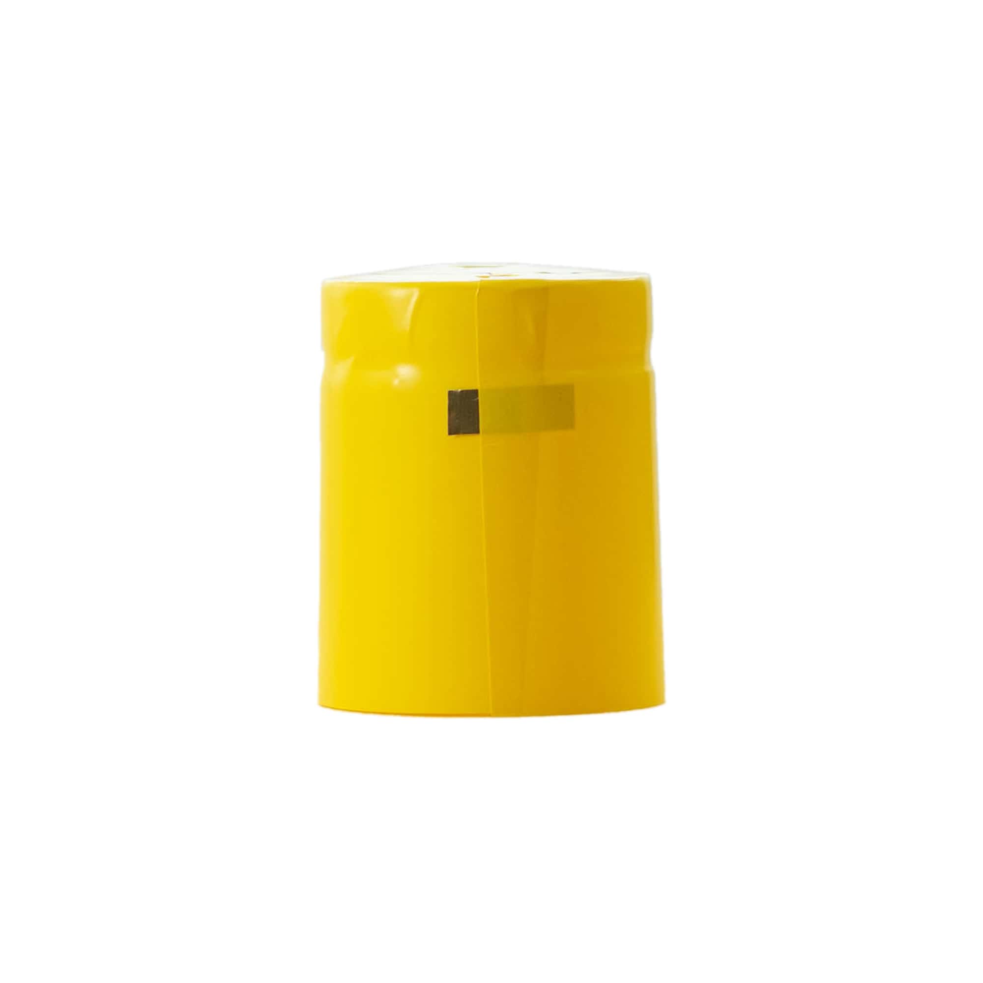 Свивна капсула 32x41, PVC пластмаса, жълта
