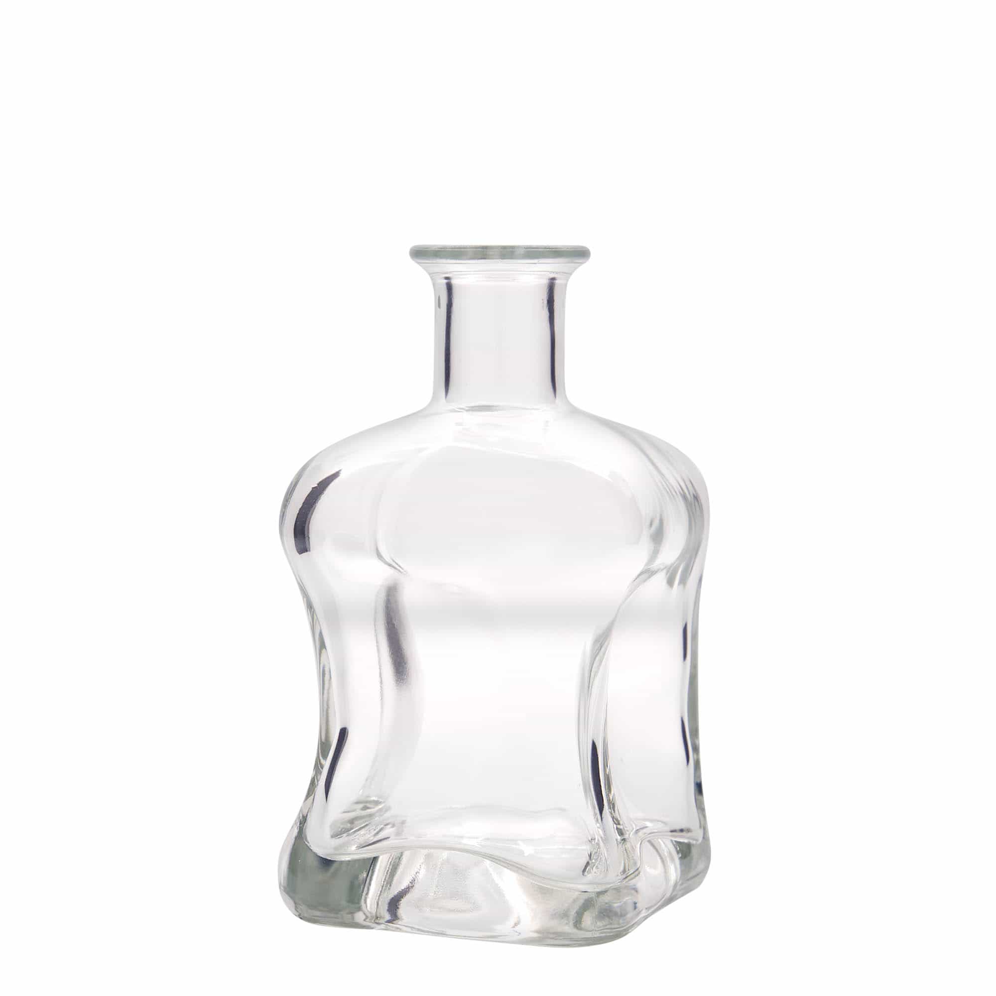 500 ml стъклена бутилка „Дъблин“, квадратна, затваряне: коркова тапа