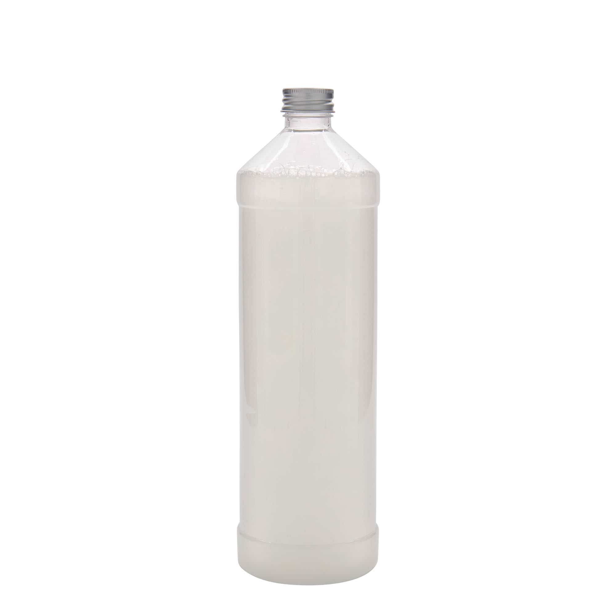1000 ml PET бутилка „Everytime“, пластмасова, затваряне: винтова капачка 28/410