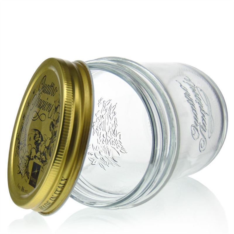 320 мл буркан с падащо капаче 'Quattro Stagioni', отвор: винтова капачка 320 мл буркан с падащо капаче 'Quattro Stagioni', отвор: винтова капачка