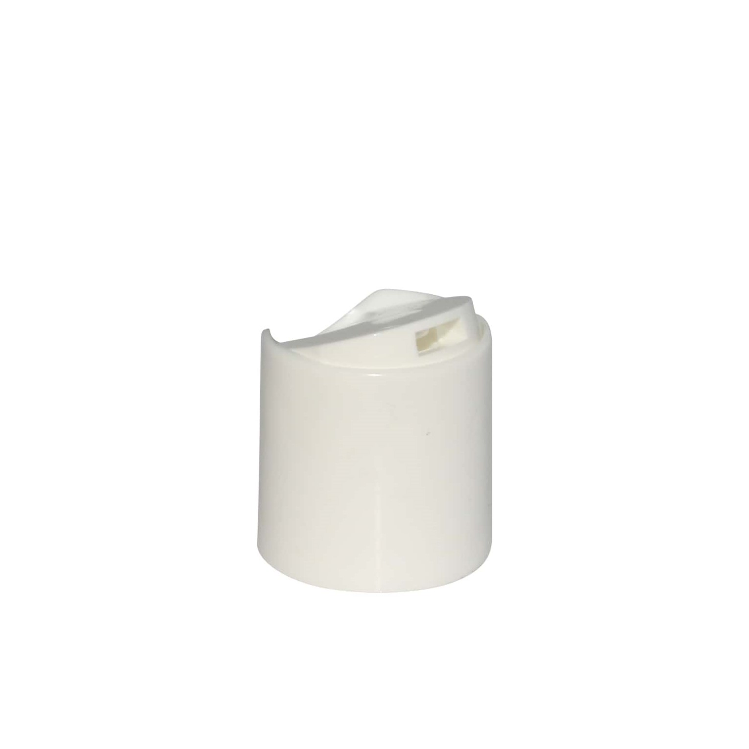 Винтова капачка Disc Top, PP пластмаса, бяла, за затваряне: винтова капачка 20/410