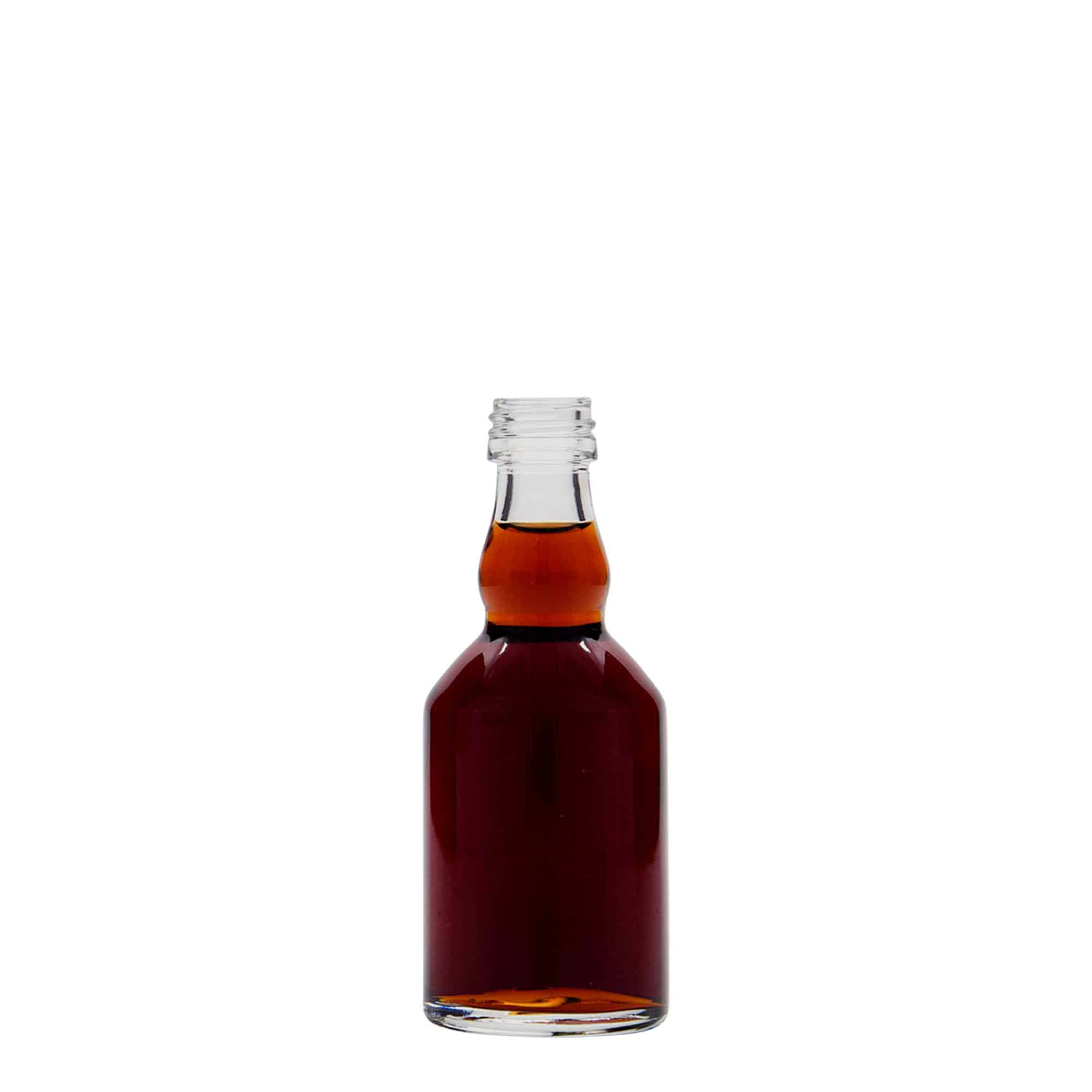 50 ml стъклена бутилка „Georgio“, затваряне: капачка PP 18
