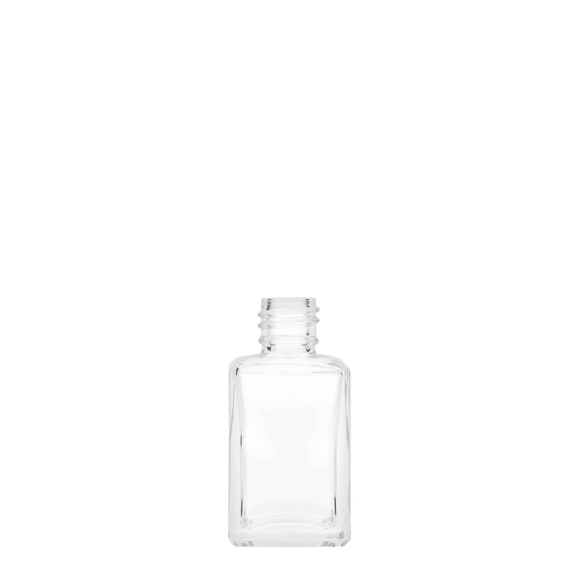 30 ml стъклена бутилка „Tamme“, квадратна, затваряне: капачка PP 18