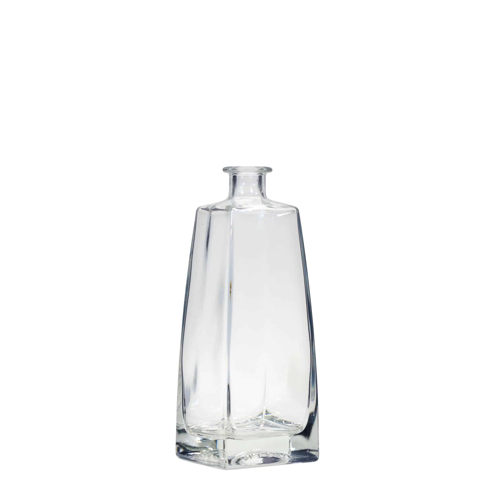 700 ml стъклена бутилка „Timmy“, правоъгълна, затваряне: коркова тапа