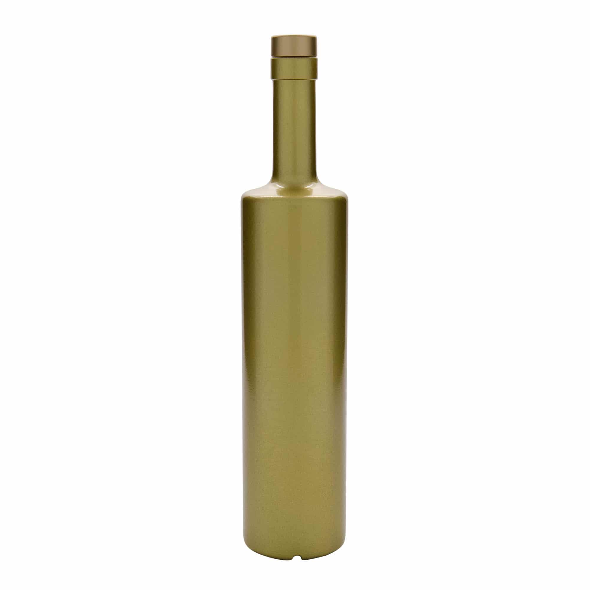 700 ml стъклена бутилка „Centurio“, златиста, затваряне: коркова тапа