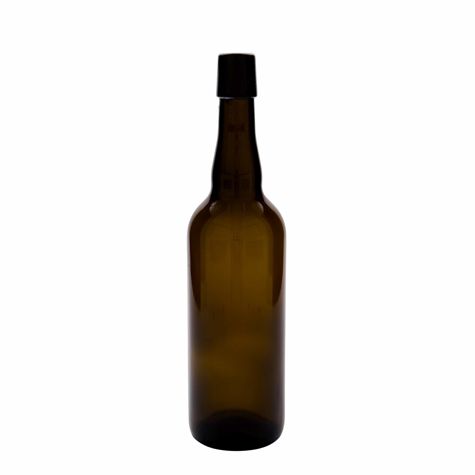 750 ml бутилка за бира „Белгия“, стъклена, кафява, затваряне: тапа с клипс 750 ml бутилка за бира „Белгия“, стъклена, кафява, затваряне: тапа с клипс