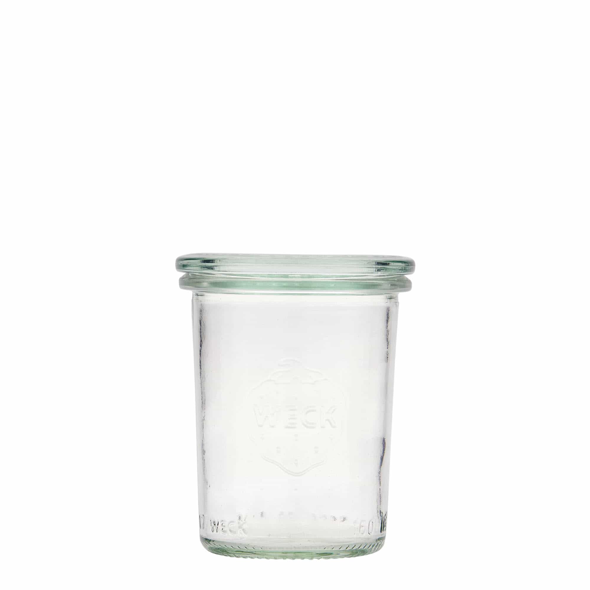 160 ml буркан с широк отвор WECK, затваряне: заоблен ръб