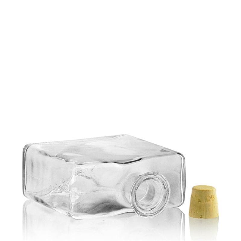 500 ml стъклена бутилка „Julia“, правоъгълна, затваряне: коркова тапа