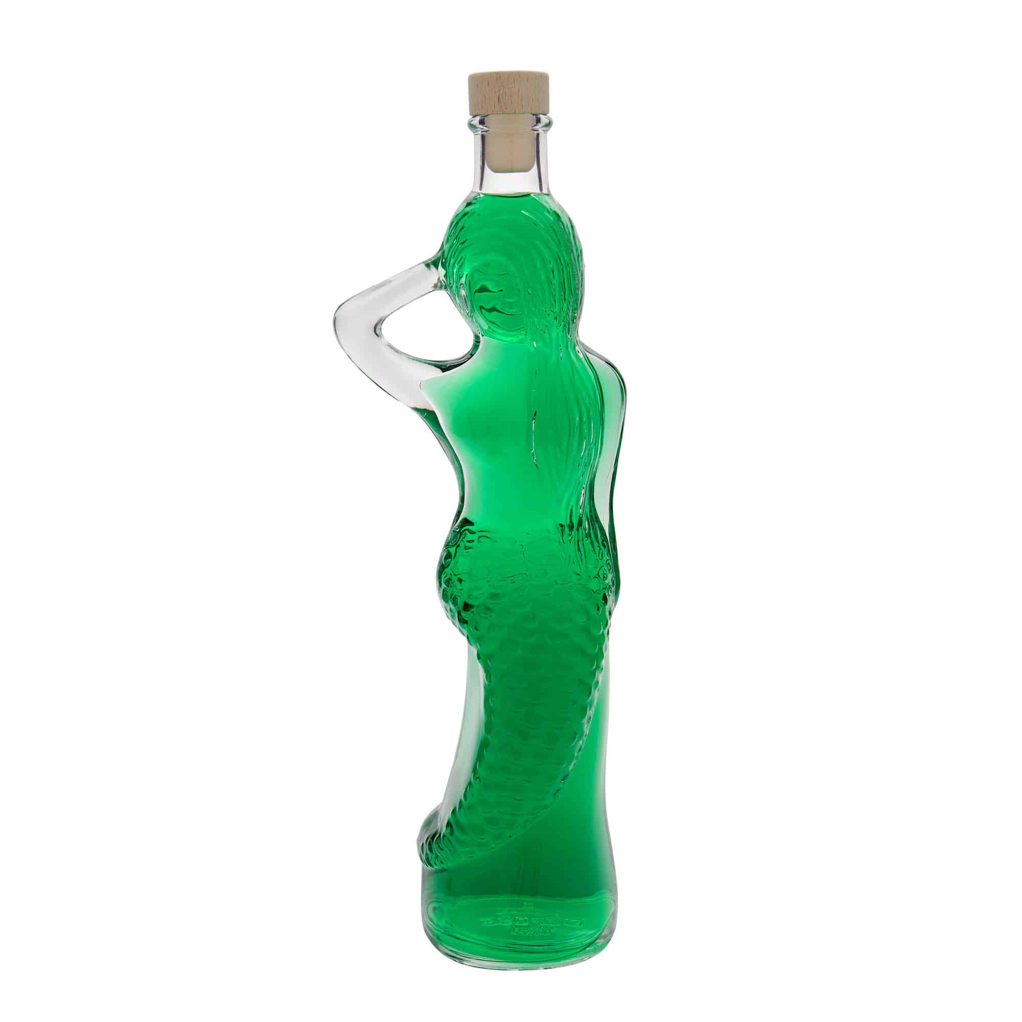 500 ml стъклена бутилка „Русалка“, затваряне: коркова тапа