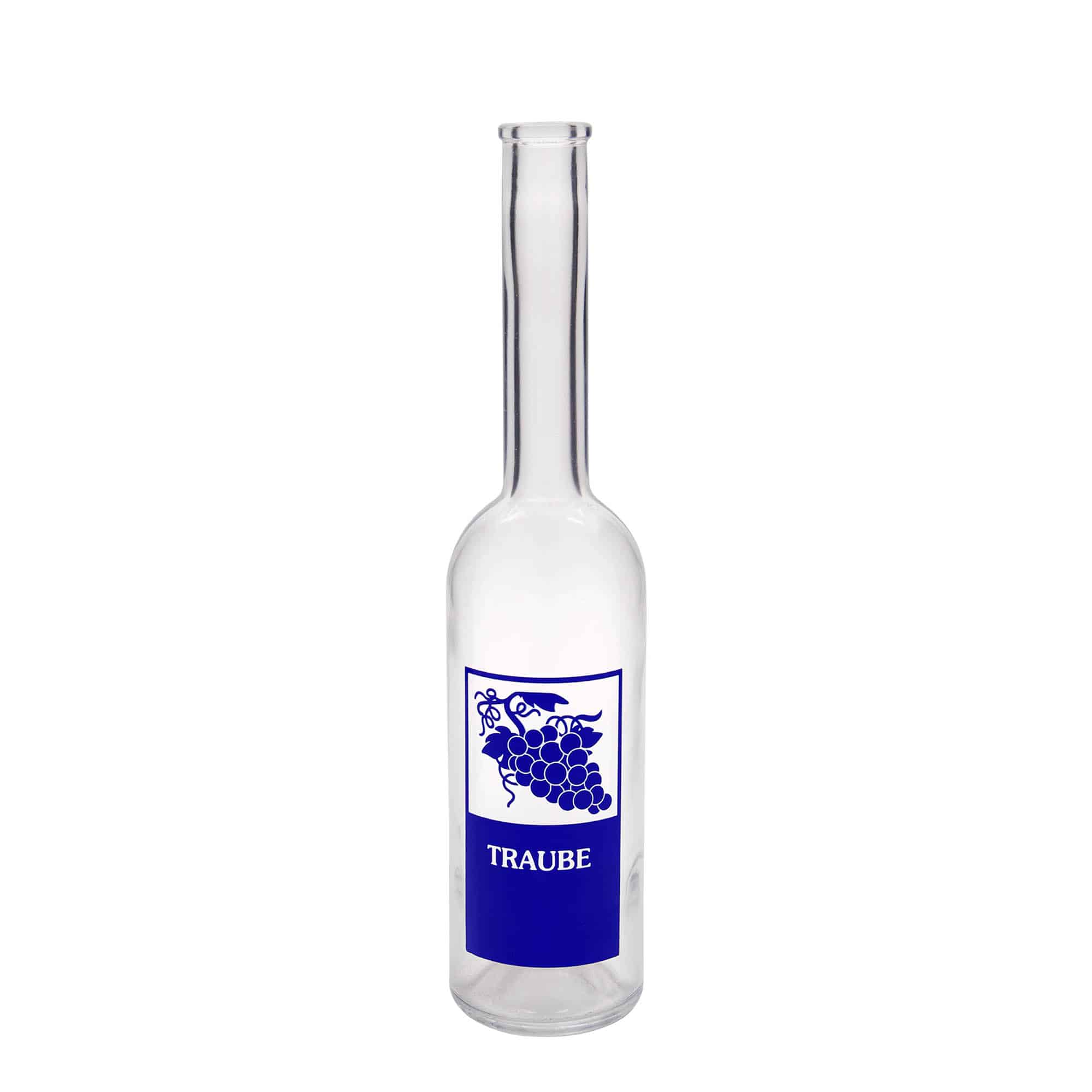 500 ml стъклена бутилка „Опера“, мотив: грозд, затваряне: коркова тапа