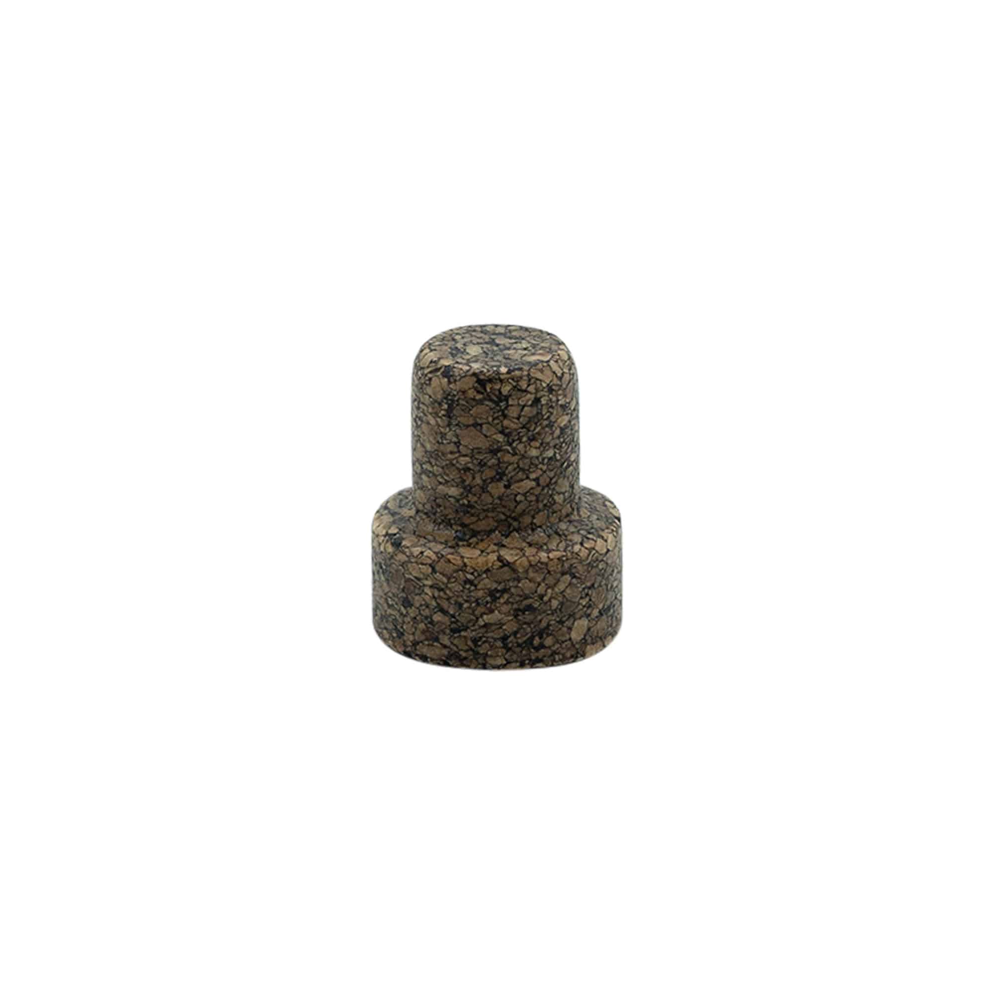 Тапа Т-образна 'Sharp' 19,5 mm, Corkcoal, за затваряне: коркова тапа