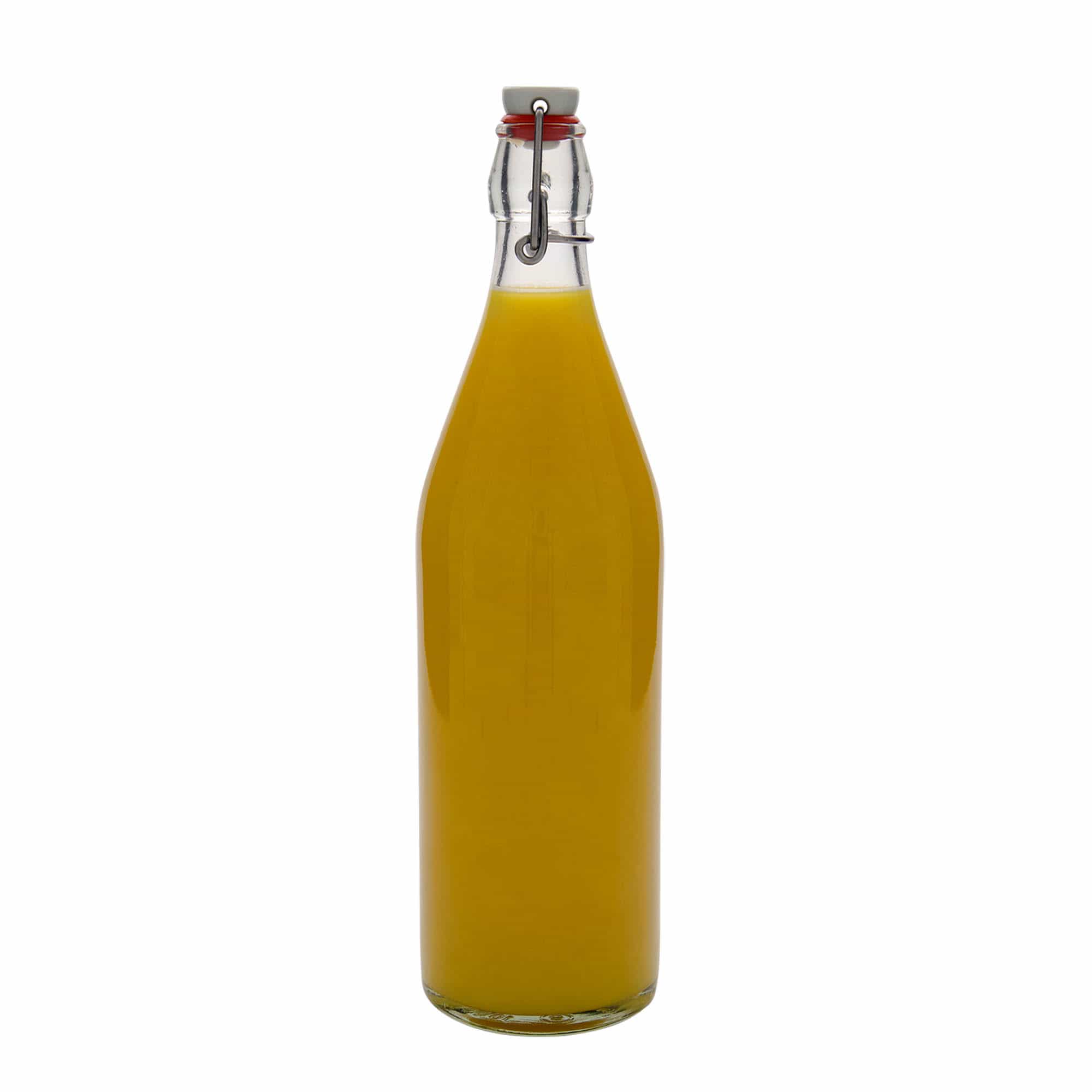 1000 ml стъклена бутилка „Giara“, затваряне: тапа с клипс