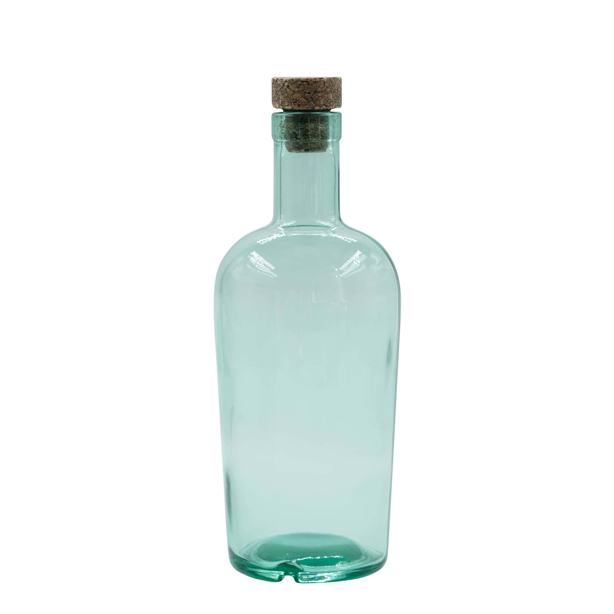 700 ml стъклена бутилка „Teo Light“, затваряне: коркова тапа