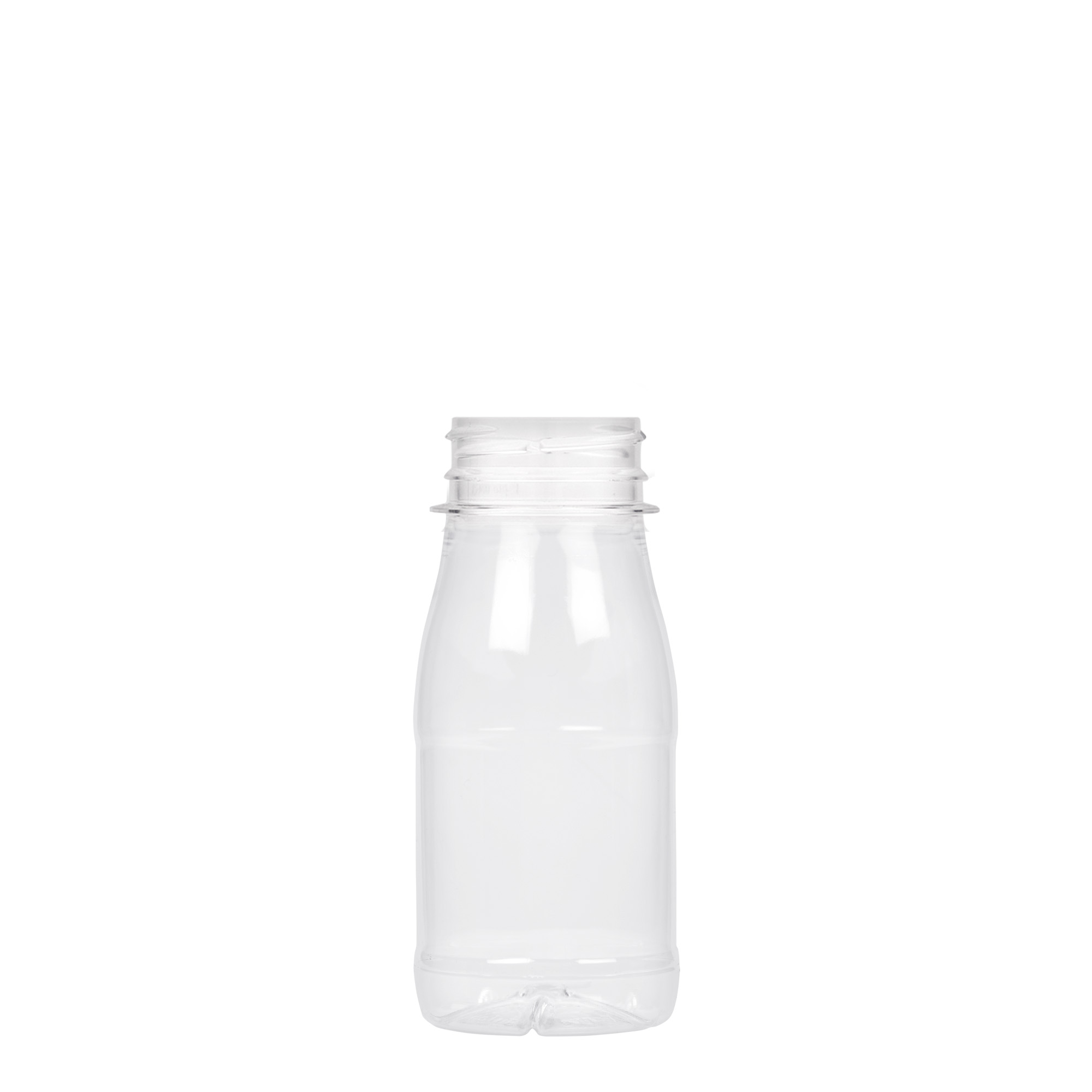 150 ml PET бутилка „Мляко и сок“, пластмасова, затваряне: 38 mm 150 ml PET бутилка „Мляко и сок“, пластмасова, затваряне: 38 mm