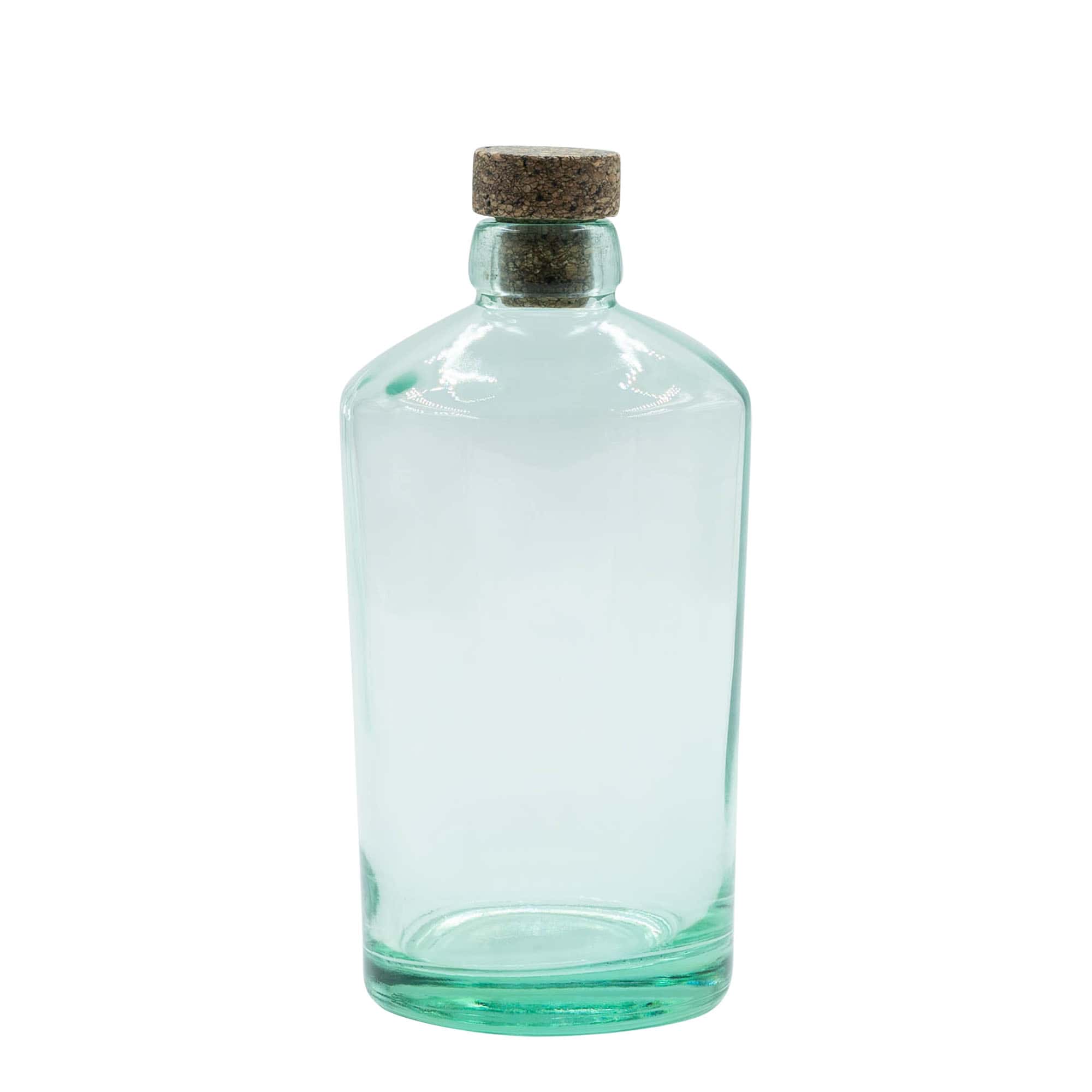 700 ml стъклена бутилка „Barrel“, затваряне: коркова тапа