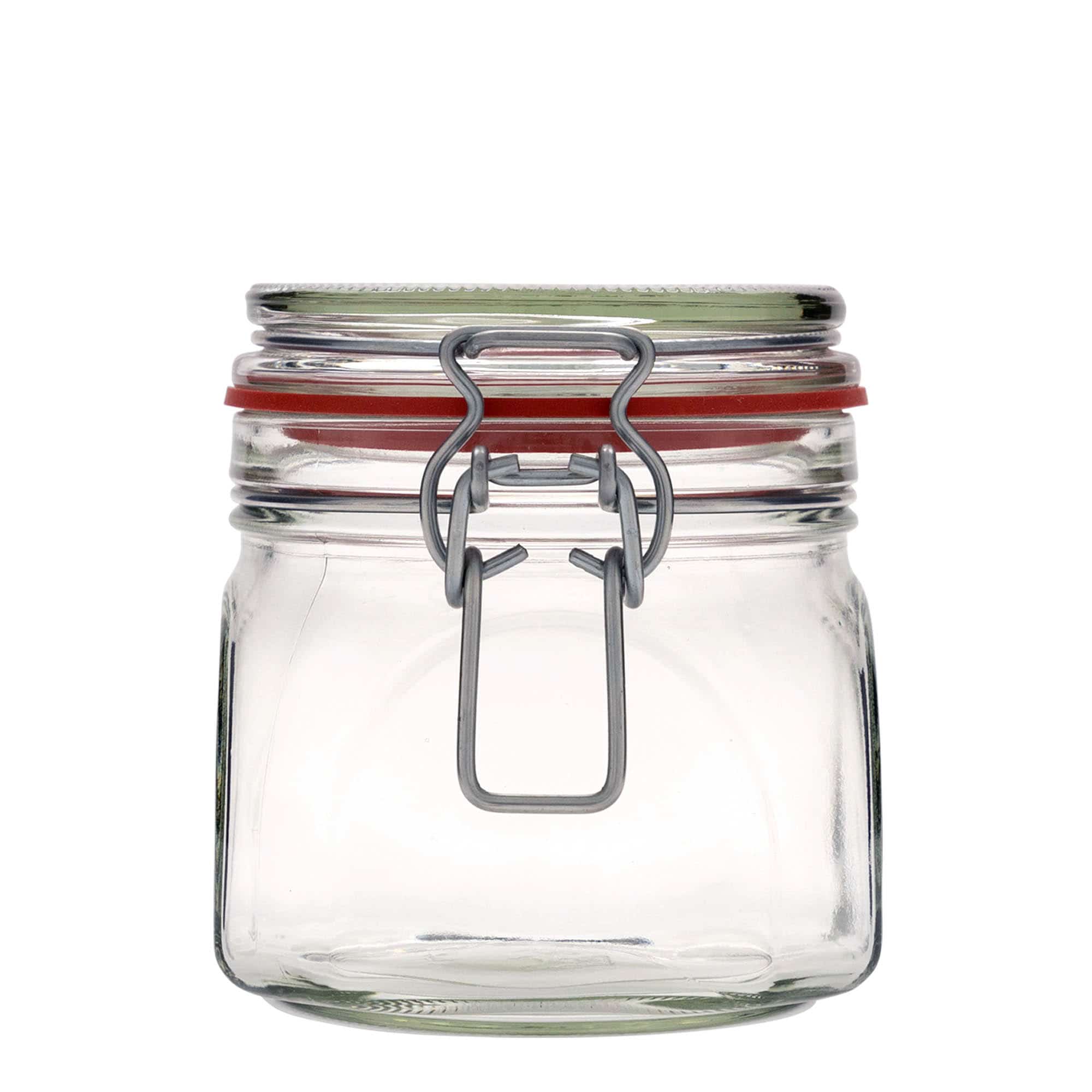 630 ml буркан с клипс, квадратен, затваряне: капак с клипс 630 ml буркан с клипс, квадратен, затваряне: капак с клипс