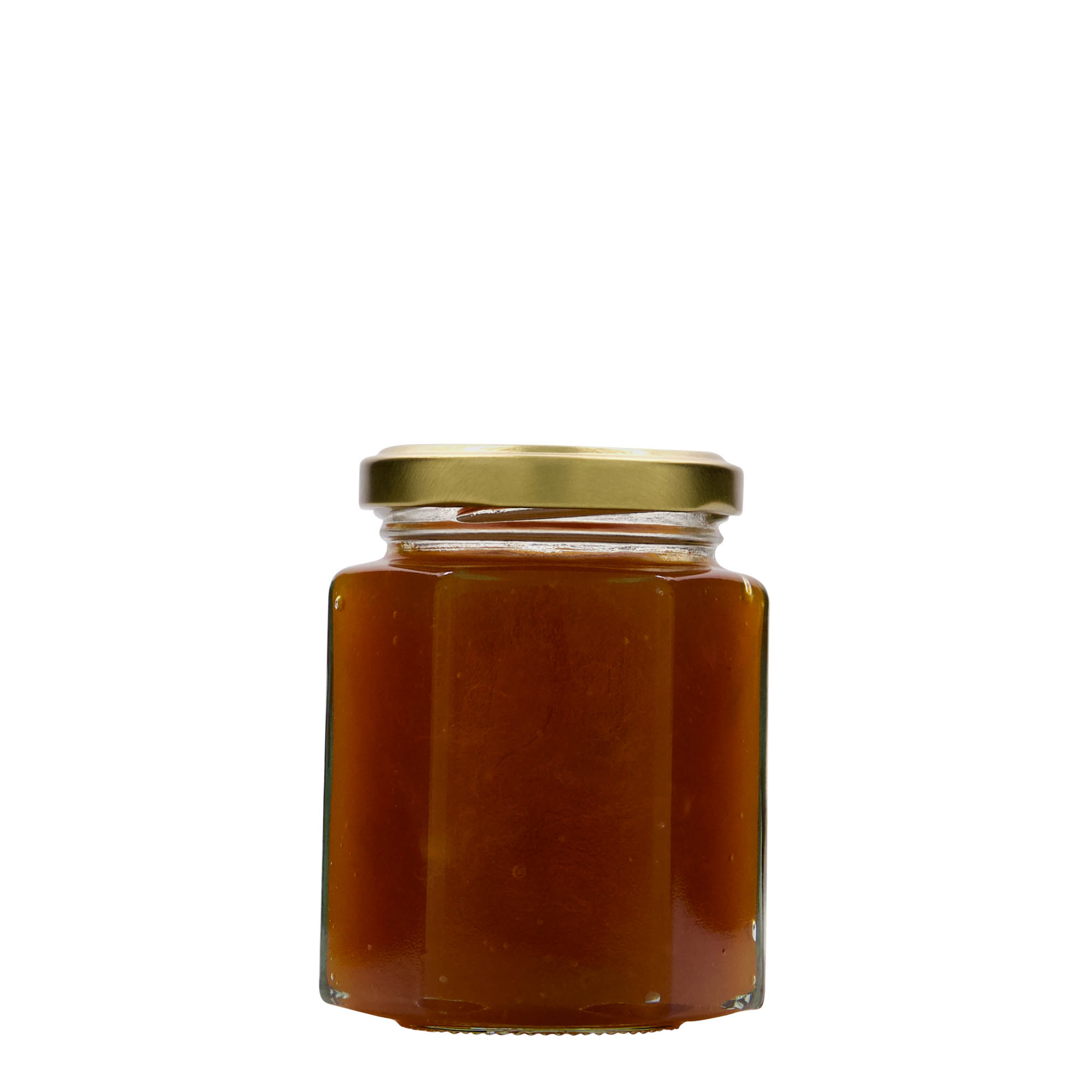 191 мл шестоъгълна стъклена бутилка, отвор: Twist-Off (TO 58) 191 мл шестоъгълна стъклена бутилка, отвор: Twist-Off (TO 58)