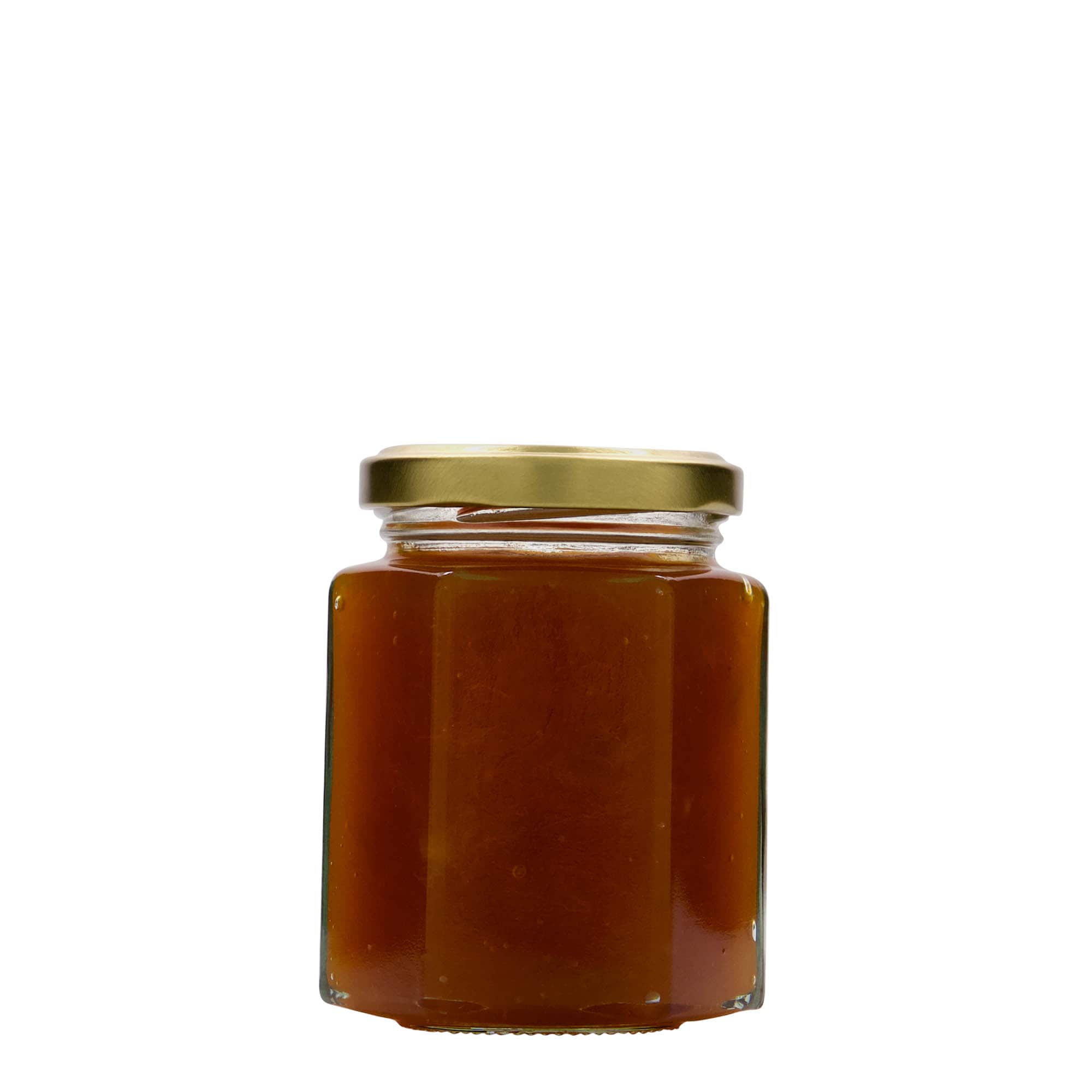 191 мл шестоъгълна стъклена бутилка, отвор: Twist-Off (TO 58)