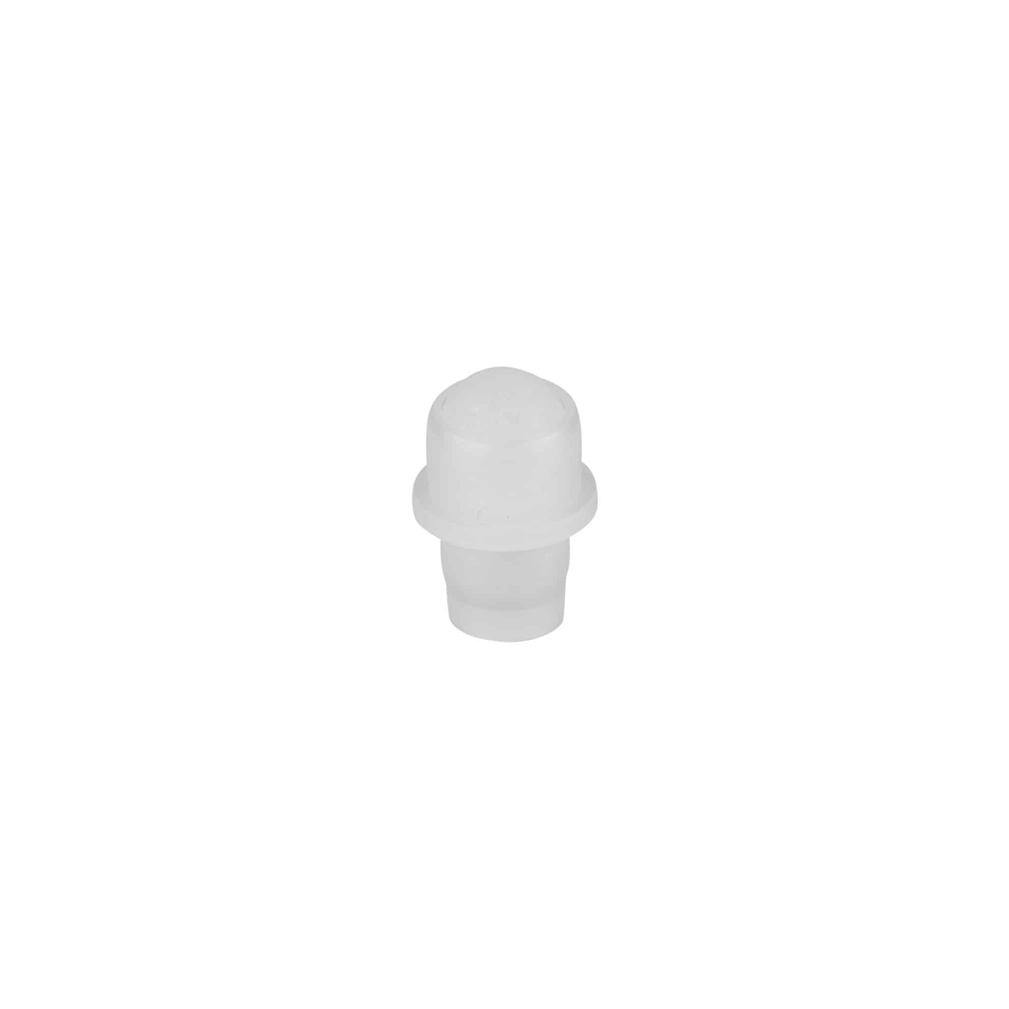 Накрайник за 10 ml бутилка с ролка, LDPE пластмаса, естествен цвят