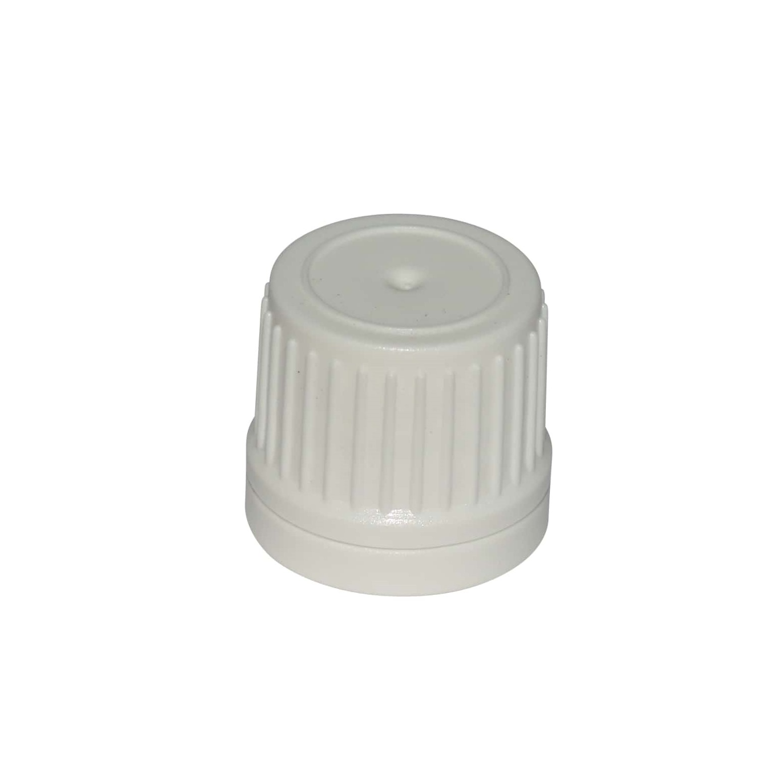 Винтова капачка Disc Top, PP пластмаса, бяла, за затваряне: винтова капачка 24/410