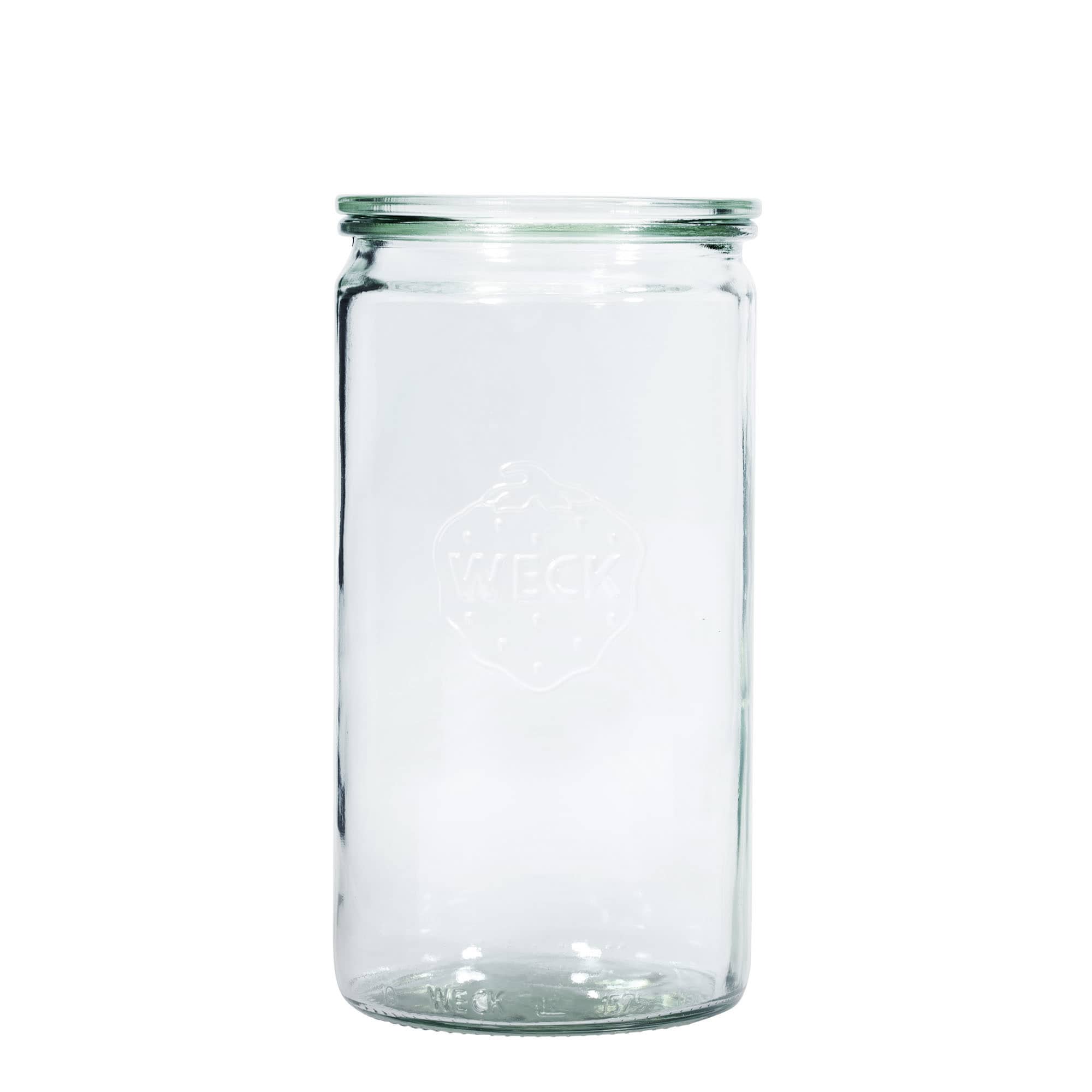1.575 ml WECK цилиндрично стъкло, отвор: кръгъл ръб
