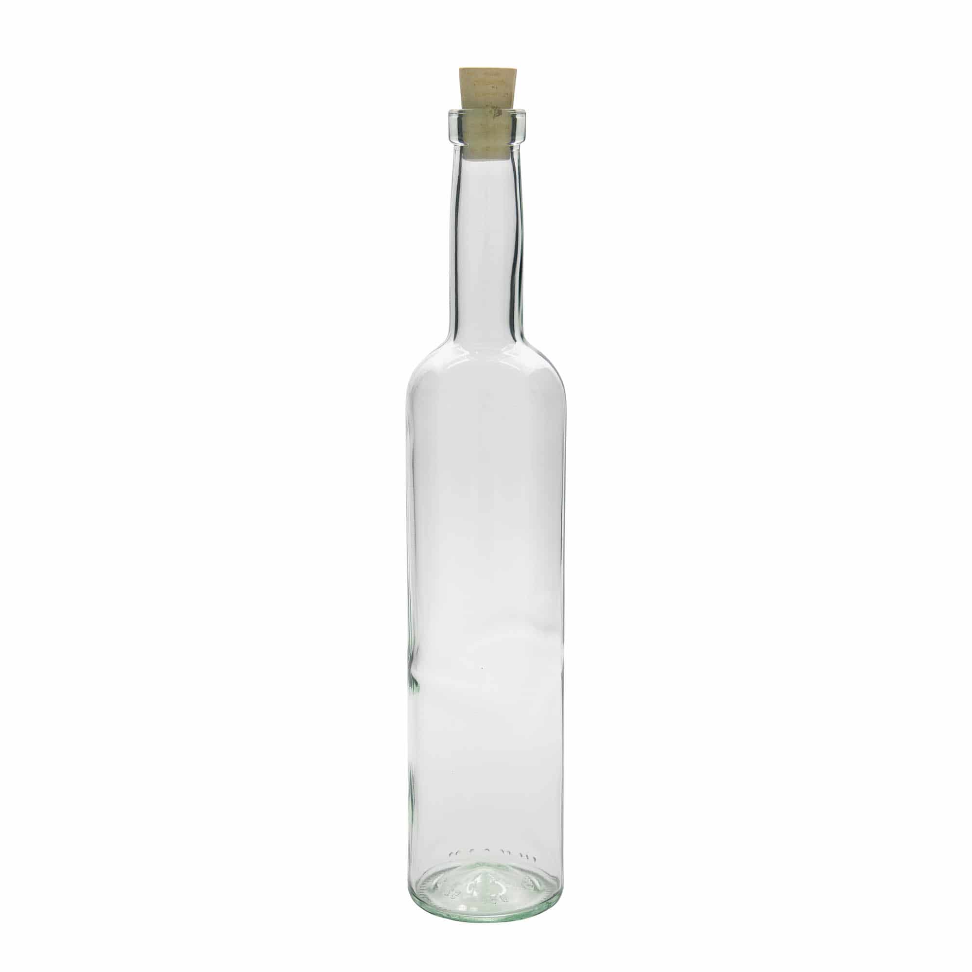500 ml стъклена бутилка „Бордо“, затваряне: коркова тапа